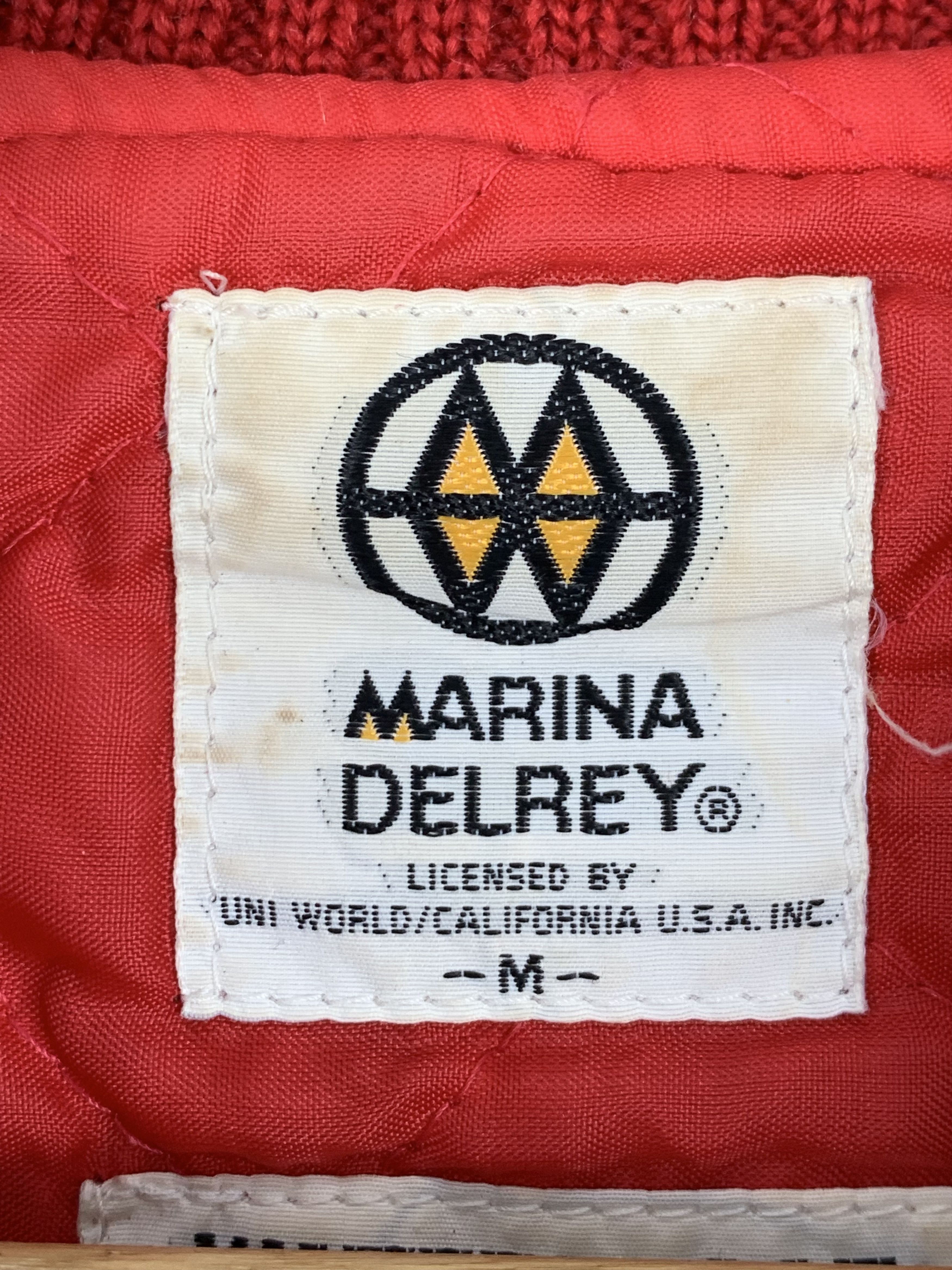Vintage Vintage 90s Marina Delray Varsity Jacket Waterproof V0522 Size US M / EU 48-50 / 2 - 11 Thumbnail