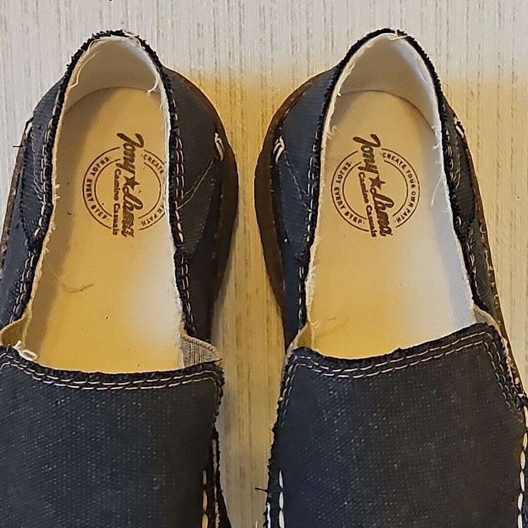 Tony Lama Tony Lama Gator Driving Moccasins Mens 8 Charcoal Opanka Sli Size US 8 / EU 41 - 7 Thumbnail