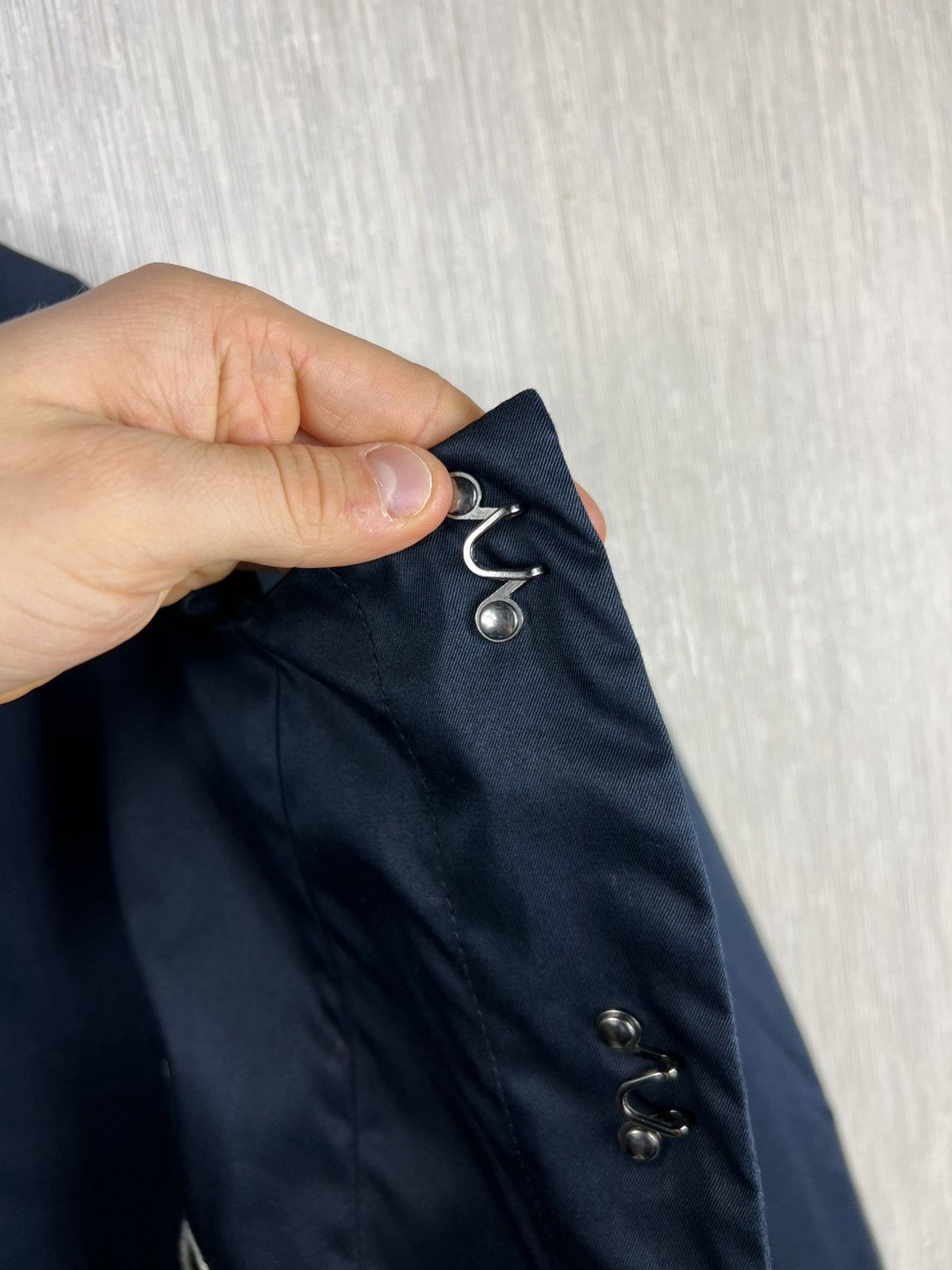 Emporio Armani Emporio Armani BlueLine asymmetrical cut jacket clips blazer Size US M / EU 48-50 / 2 - 17 Thumbnail