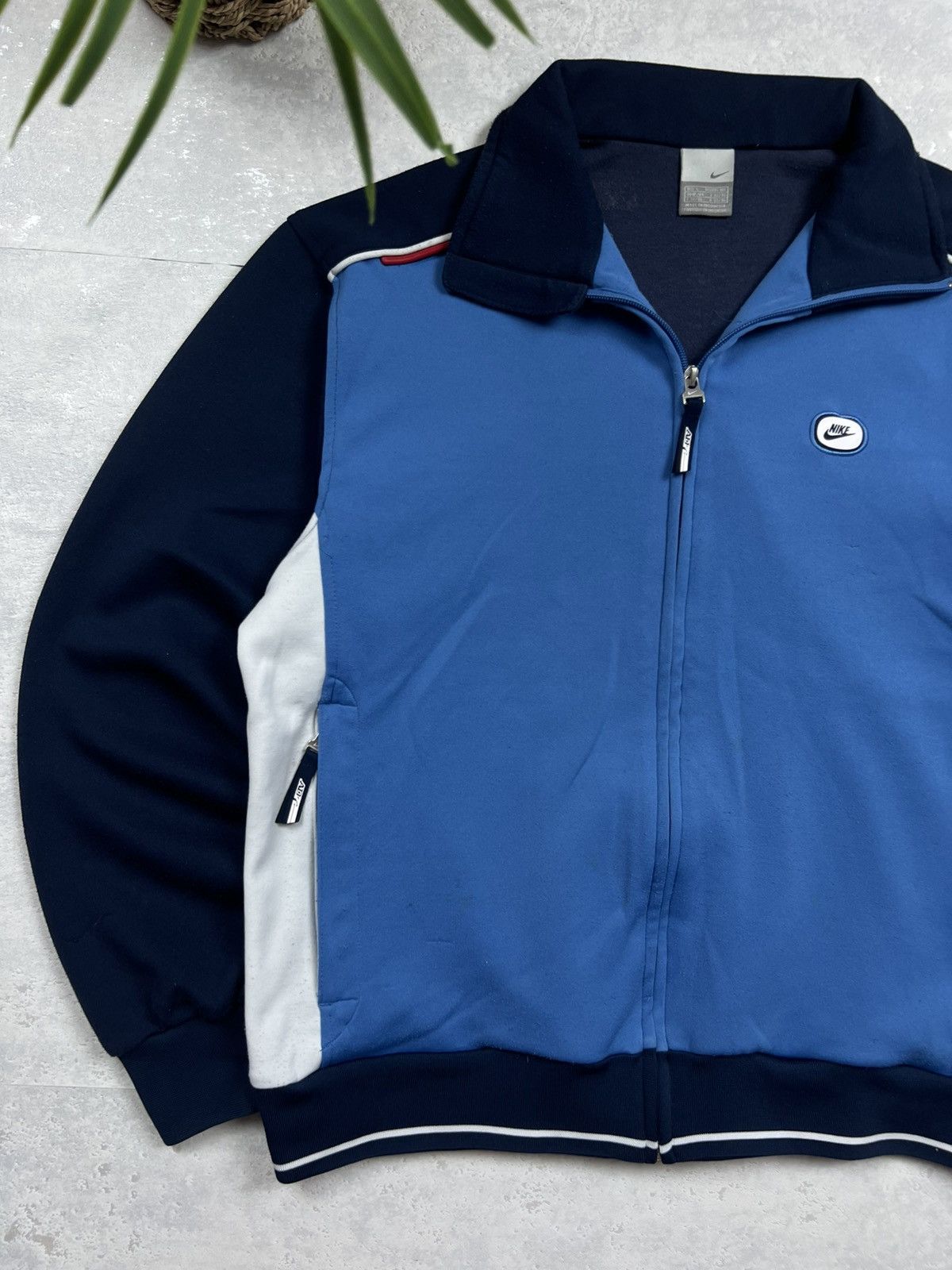 Nike 90s Nike Retro Logo Vintage Y2K Oversized Track Jacket Size US L / EU 52-54 / 3 - 2 Thumbnail