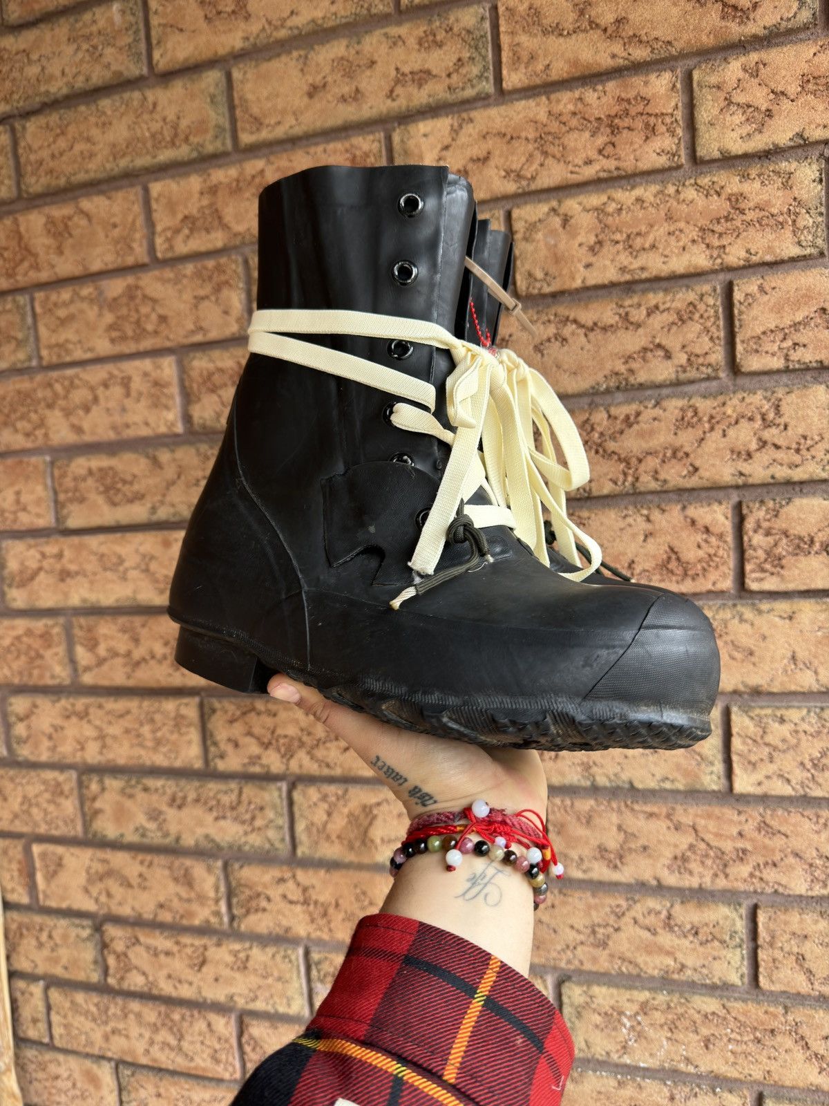 Vintage 1970s/80s Vintage Rubber Bunny / Mickey Boots Size US 10.5 / EU 43-44 - 2 Thumbnail