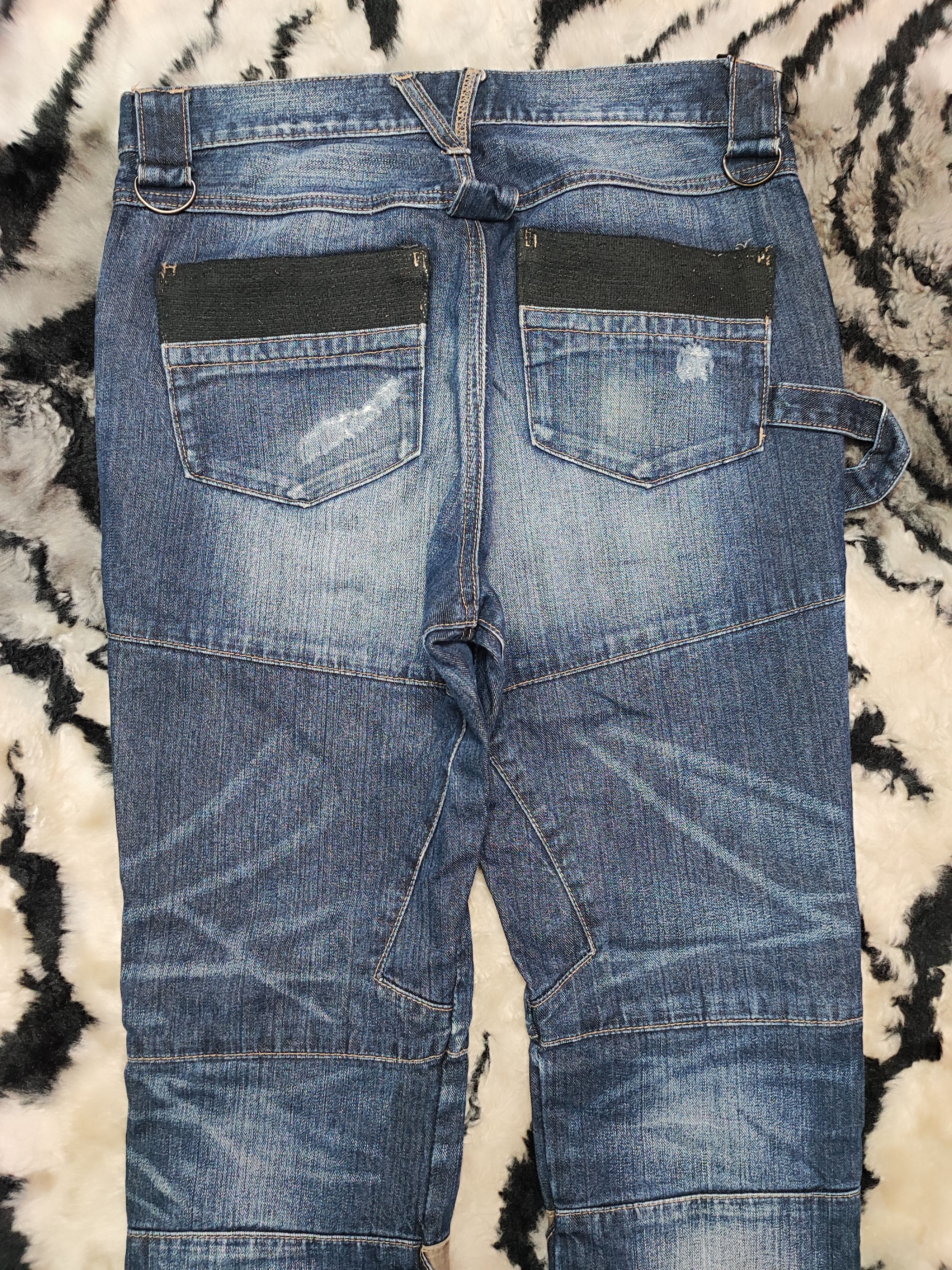 PPFM PPFM Multi-Pocket Zipper Denim Cyber Punk Style ERD Size US 32 / EU 48 - 14 Thumbnail