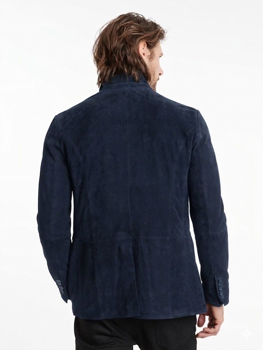 John Varvatos Woodward Multibutton Suede Jacket EU 48 USA 38 Size US M / EU 48-50 / 2 - 3 Thumbnail