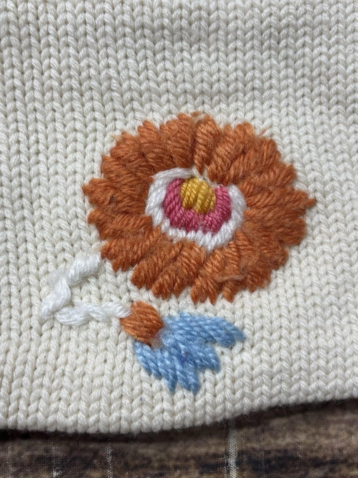 Other Compagnia Italiana Sweater Womens S Floral Embroidered Wool Size S / US 4 / IT 40 - 11 Thumbnail