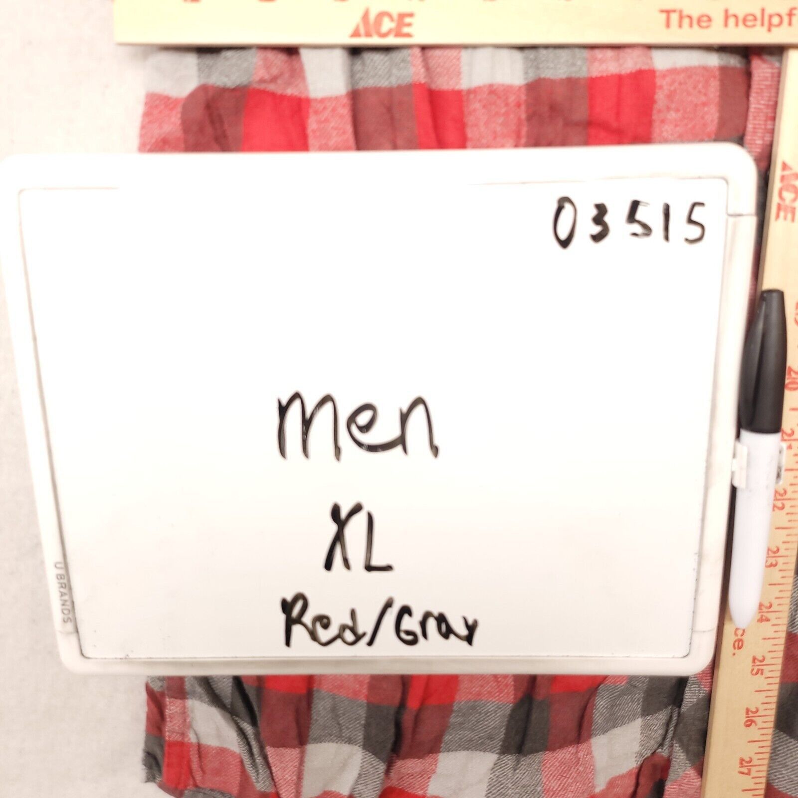 Rusty Rusty Gingham Flannel Shirt Men Size Extra Large XL Red Gray Size US XL / EU 56 / 4 - 7 Thumbnail