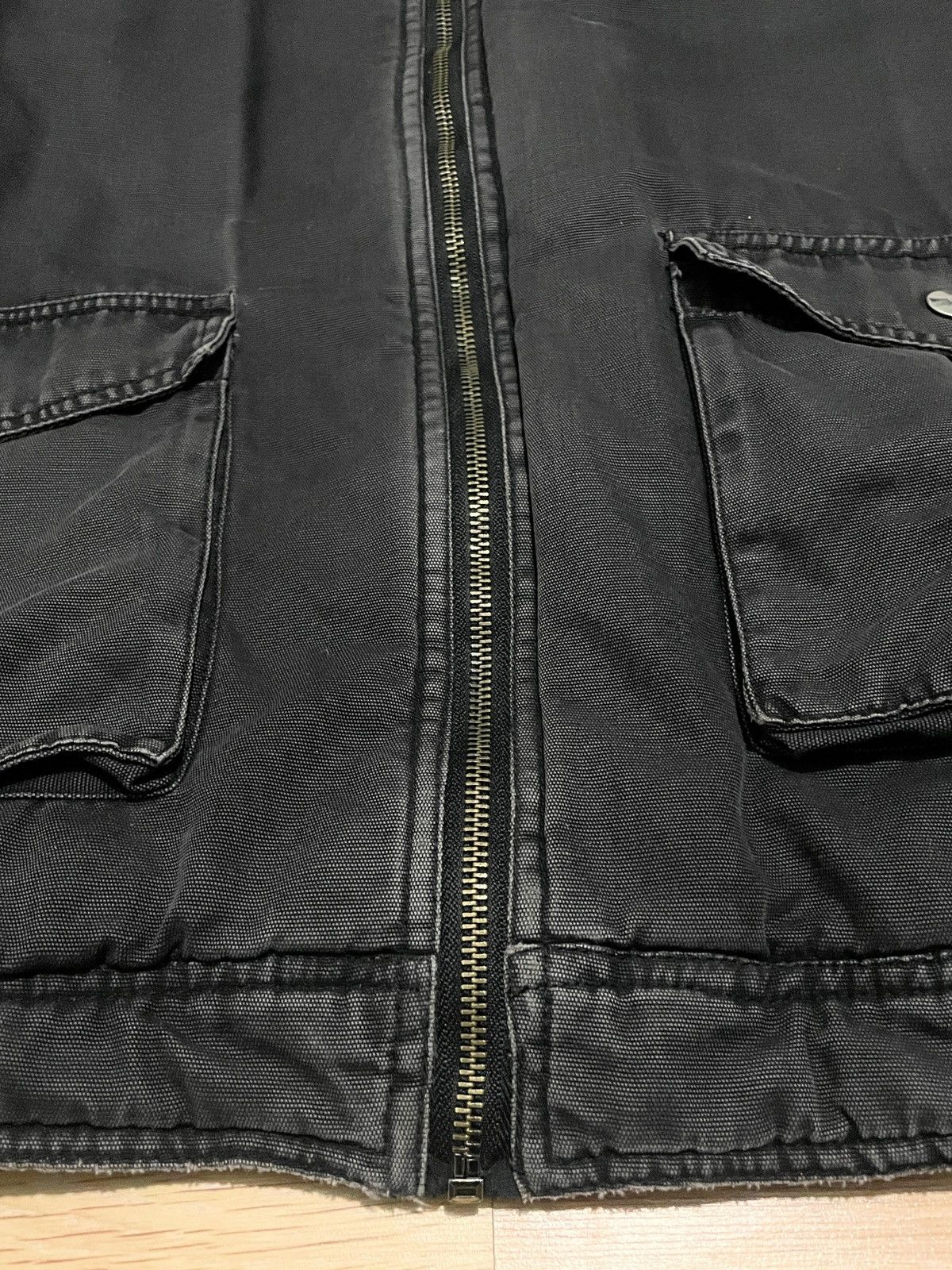 Vintage Vintage LIMA’S Workwear Jacket Faded Black Heavy Canvas Size US L / EU 52-54 / 3 - 6 Thumbnail