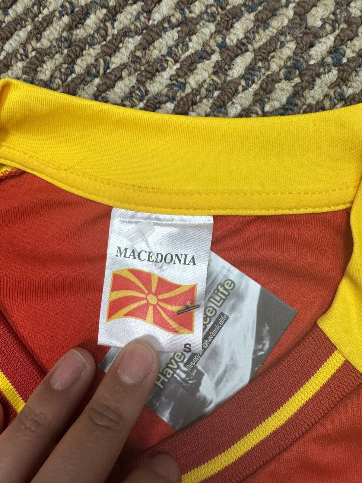 Vintage Macedonia Soccer/Football Jersey Size US M / EU 48-50 / 2 - 4 Thumbnail