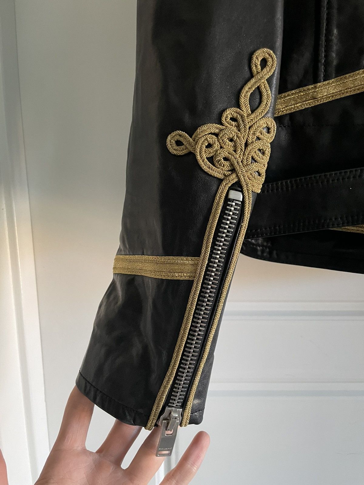 Saint Laurent Paris Saint Laurent SS15 Embroidered Biker Jacket Size US M / EU 48-50 / 2 - 8 Thumbnail