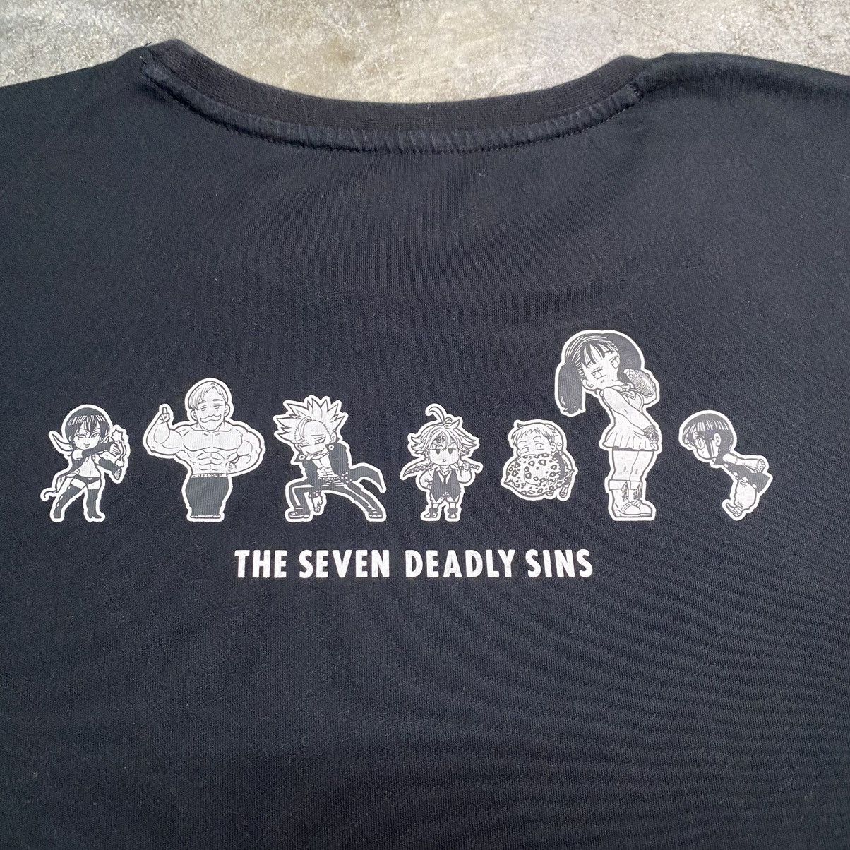 Anime × Cartoon Network Seven Deadly Sins Nanatsu no Taizai MangaPanel Anime T Shirt Size US M / EU 48-50 / 2 - 14 Thumbnail