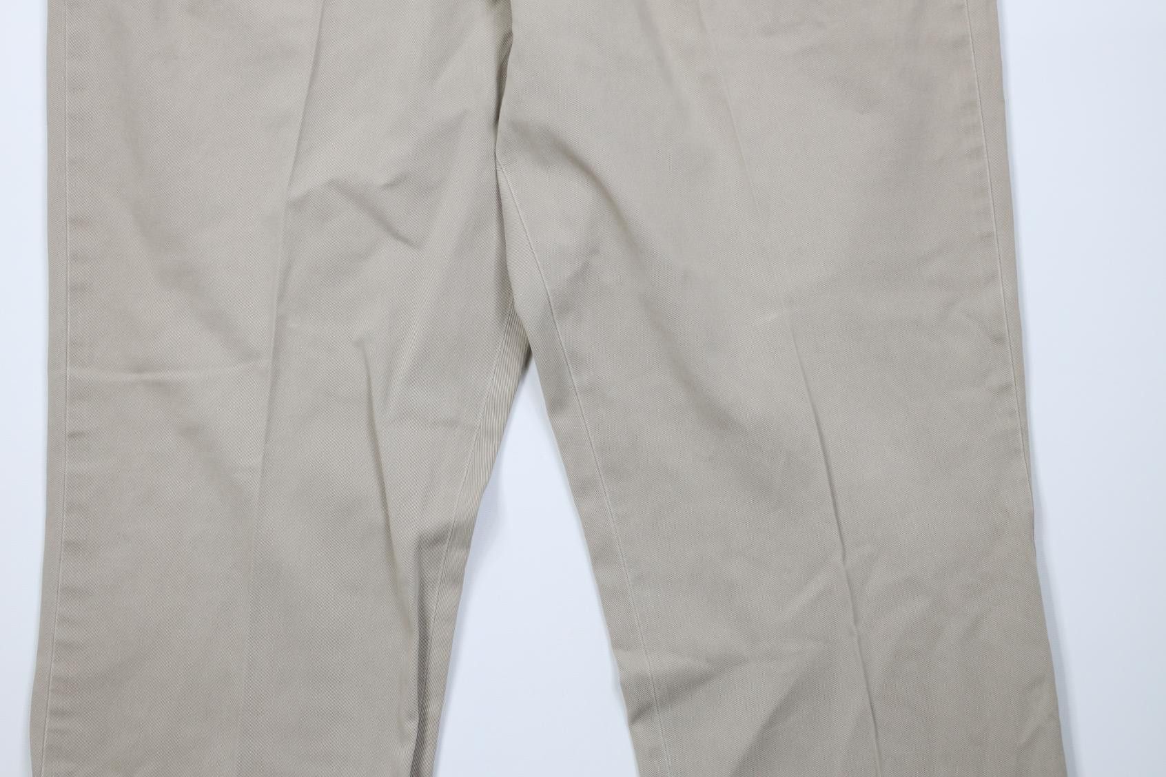 Polo Ralph Lauren Vintage Y2K Ralph Lauren Wide Leg Chino Pants Cotton Beige Size US 40 / EU 56 - 3 Thumbnail