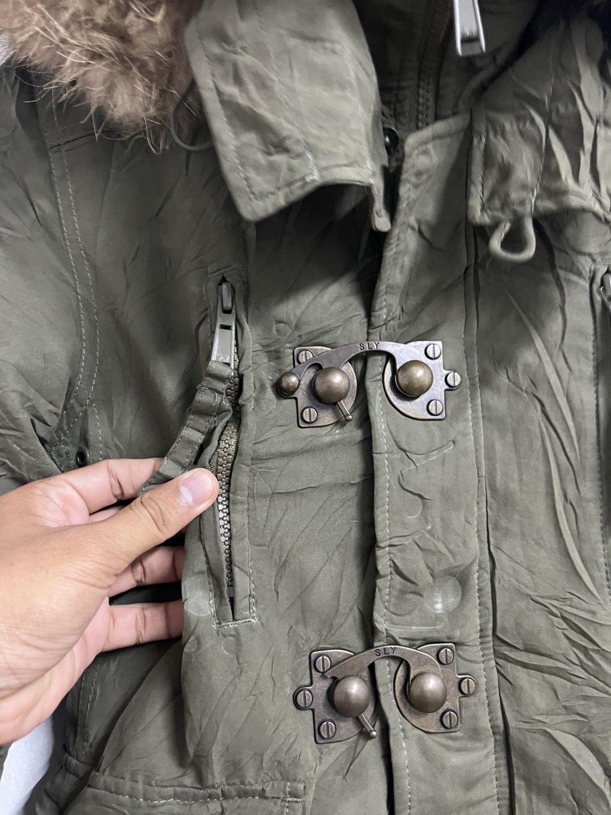 Sly Guild 💥Sly Military Japanese Brand Army Parka/Kapital inspired Size S / US 4 / IT 40 - 4 Thumbnail