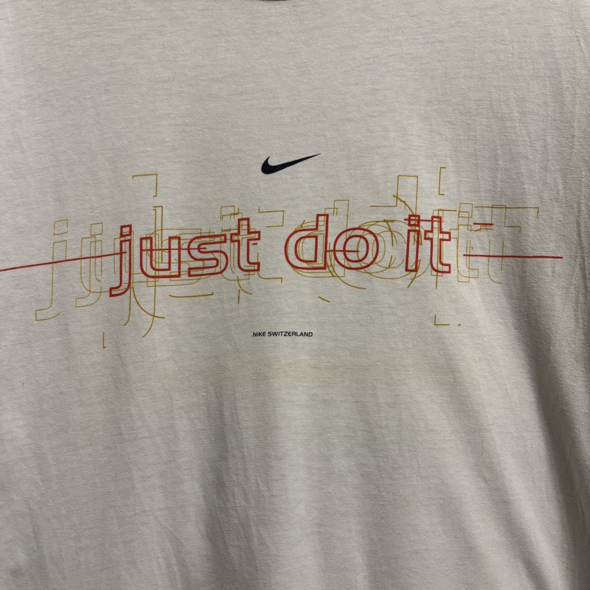 Vintage Vintage 90’s Nike Center Swoosh Just Do it T-Shirt Punk Size US L / EU 52-54 / 3 - 5 Thumbnail