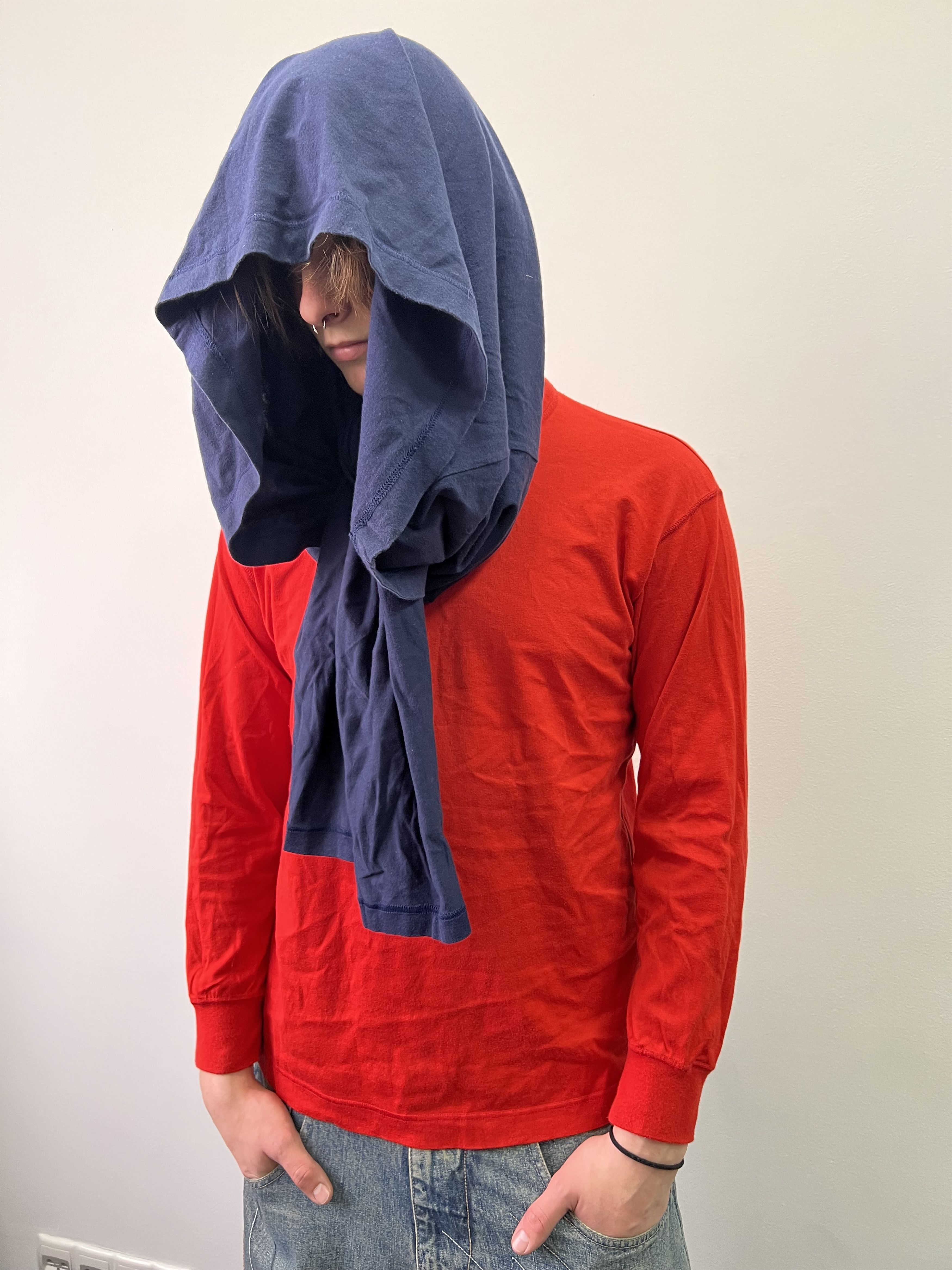 Comme des Garcons Homme Plus Archive 1990 Comme Des Garçons 2 layered long sleeve Size US M / EU 48-50 / 2 - 1 Thumbnail