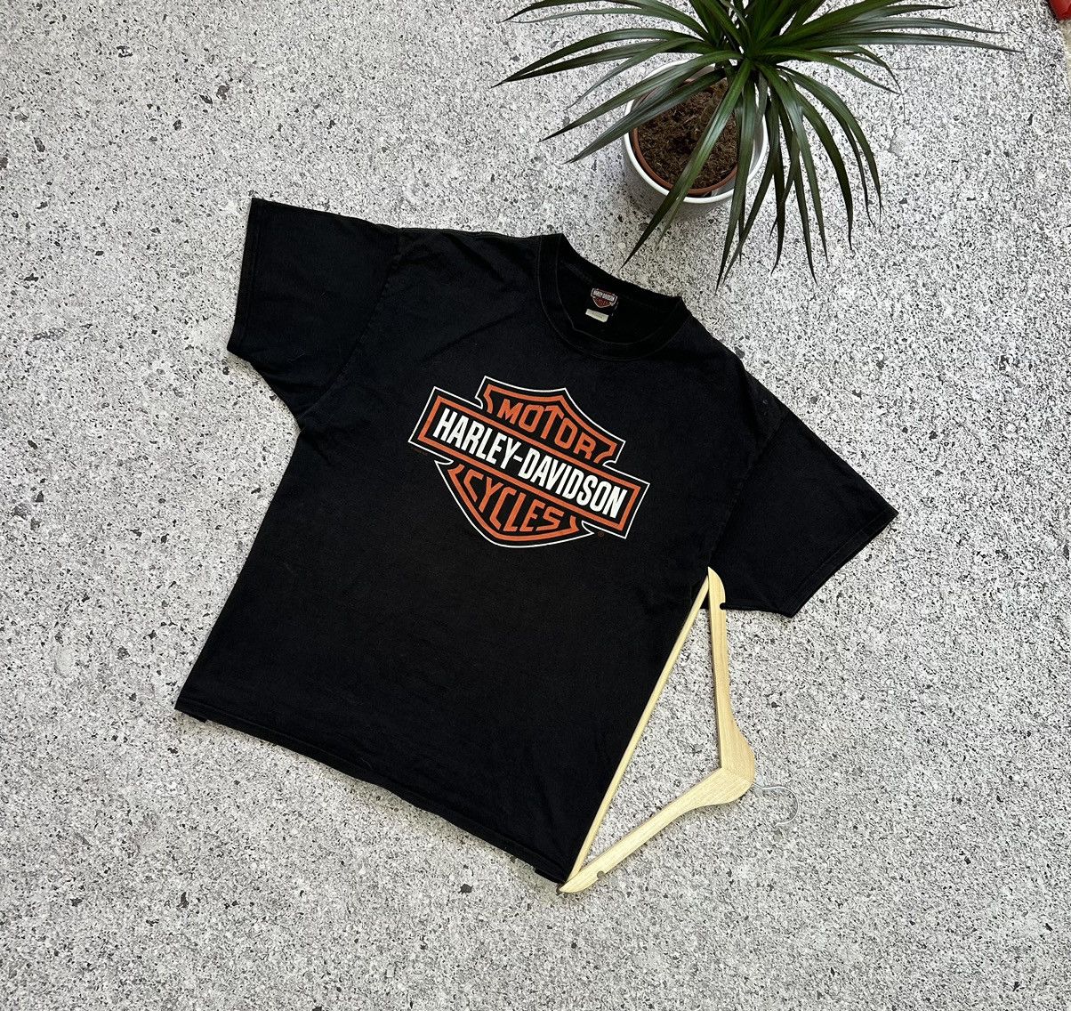 Band Tees × Harley Davidson × Vintage Vintage 2012 Harley Davidson Moto Senn AG Retro T-Shirt Size US XL / EU 56 / 4 - 1 Thumbnail