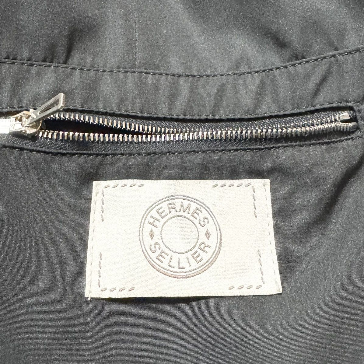 Hermes Hermes W-ZIP padded nylon jacket XL black HERMES puffer Size US XL / EU 56 / 4 - 17 Thumbnail