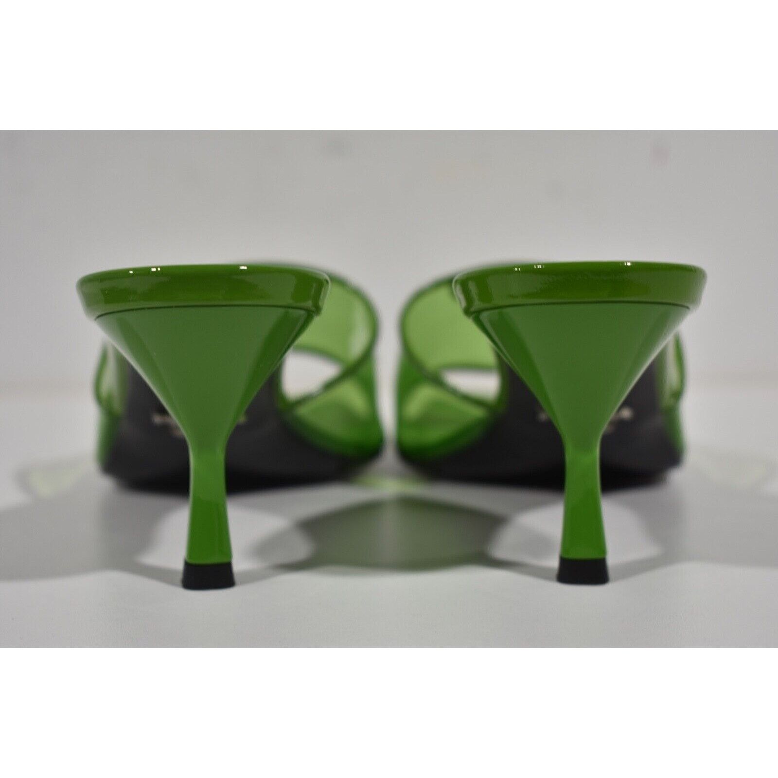 Prada Plexiglas PVC Leather Backless Sandal Mule Heel Pump 38.5 Size US 8.5 / IT 38.5 - 9 Thumbnail