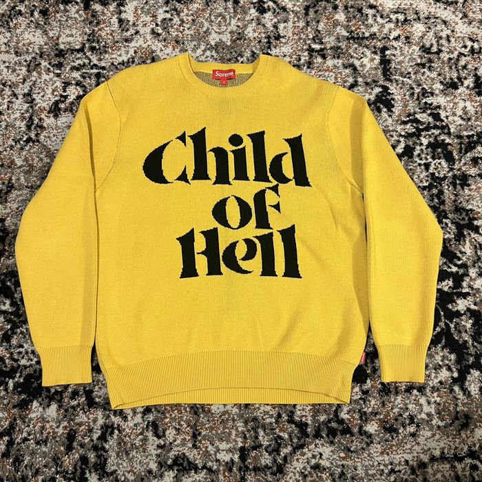 Supreme Supreme Child Of Hell Knit sweater Size: Small | Grailed
