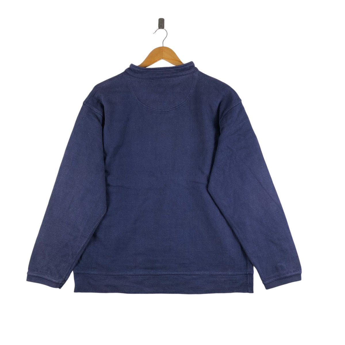 Indigo × Japanese Brand Vintage MATHAMK Collection Pure Indigo Sweatshirt Heavy Size US L / EU 52-54 / 3 - 3 Thumbnail