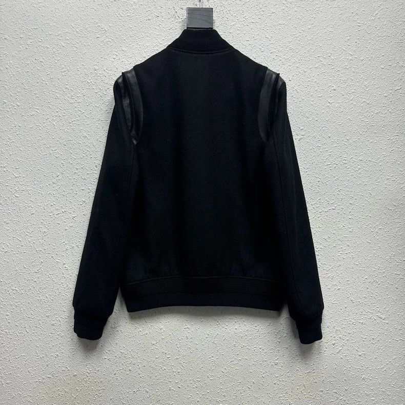 Yves Saint Laurent SAINT LAURENT Black Wool Teddy Jacket 2502-Nextarrow Size US S / EU 44-46 / 1 - 2 Thumbnail