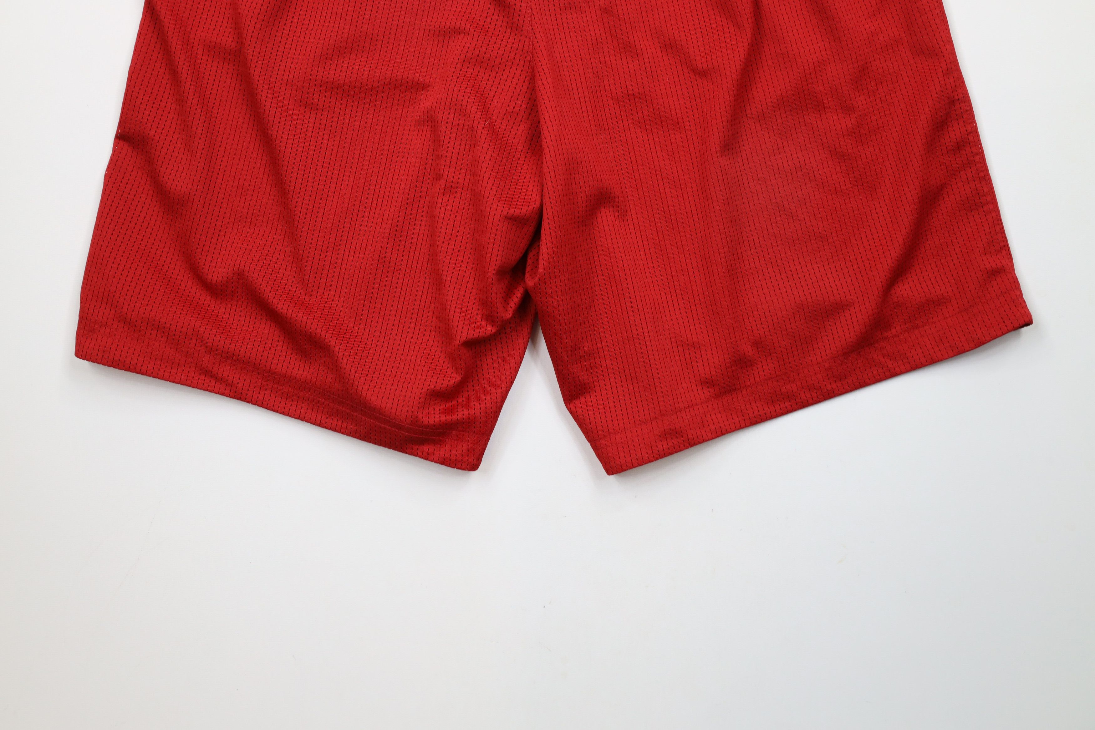 Nike × Vintage Vintage 90s Nike Mini Swoosh Mesh Basketball Gym Shorts Size US 34 / EU 50 - 12 Thumbnail