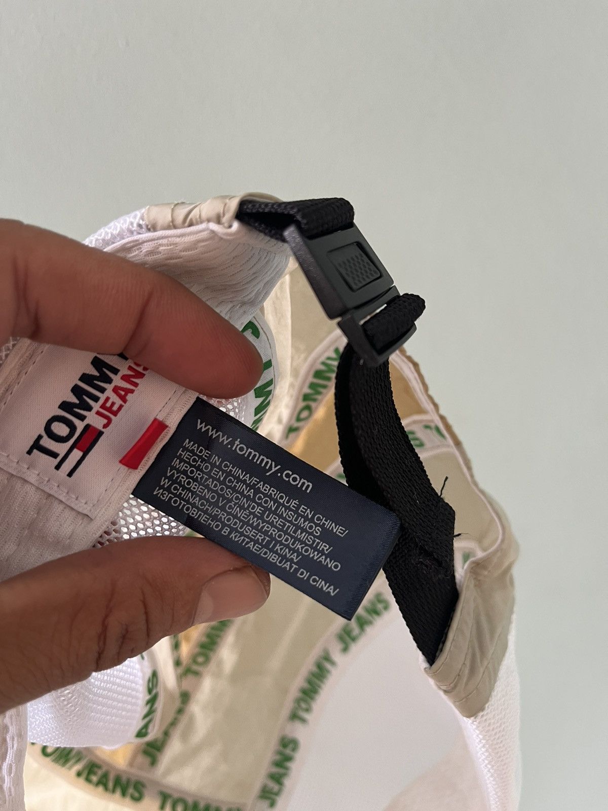 Tommy Jeans 🧢 Tommy Jeans Nylon Tech Cap – Beige / White – OS Size ONE SIZE - 14 Thumbnail