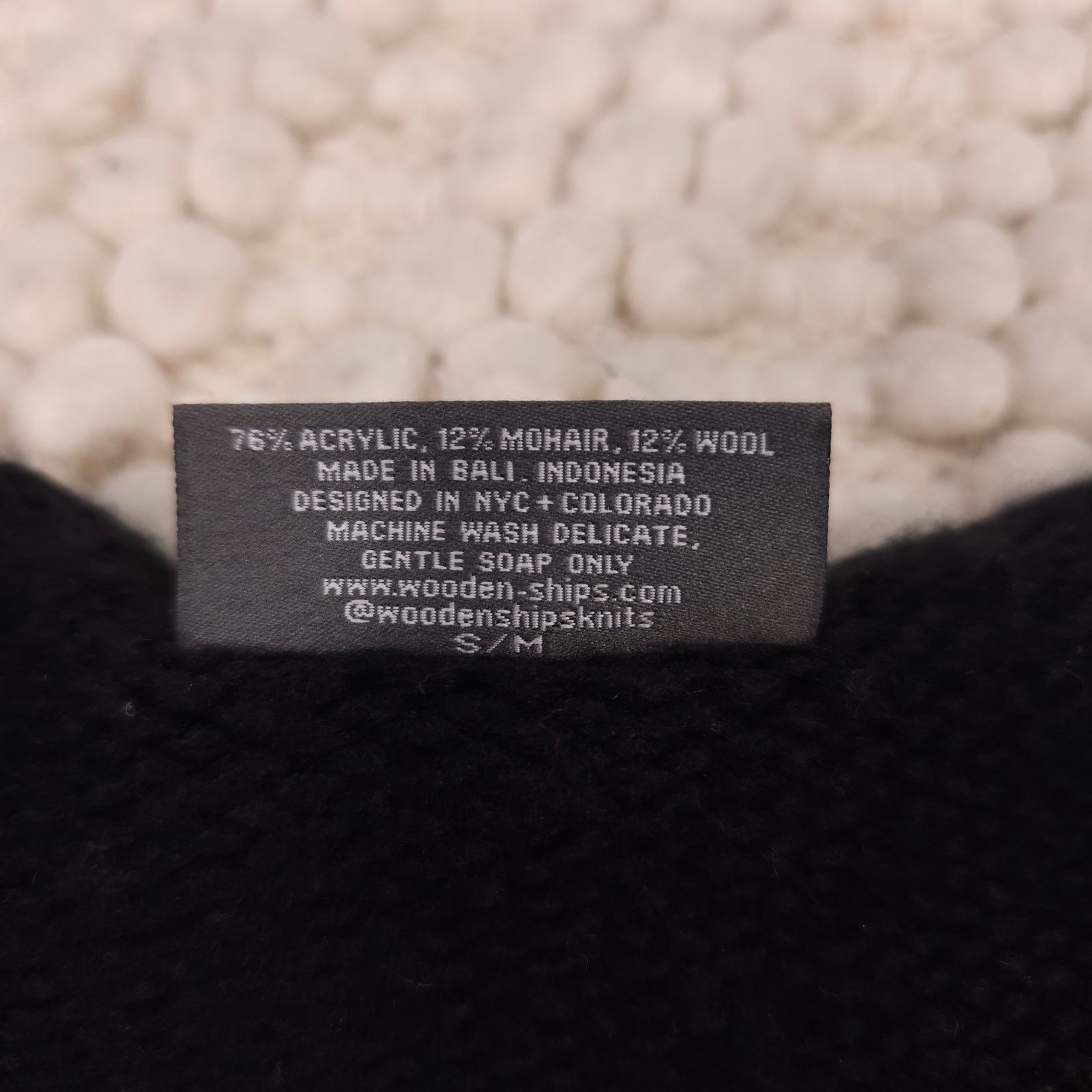 Other Wooden Ships Ski Bunny Sweater Black Sz Small/Medium Size S / US 4 / IT 40 - 7 Thumbnail