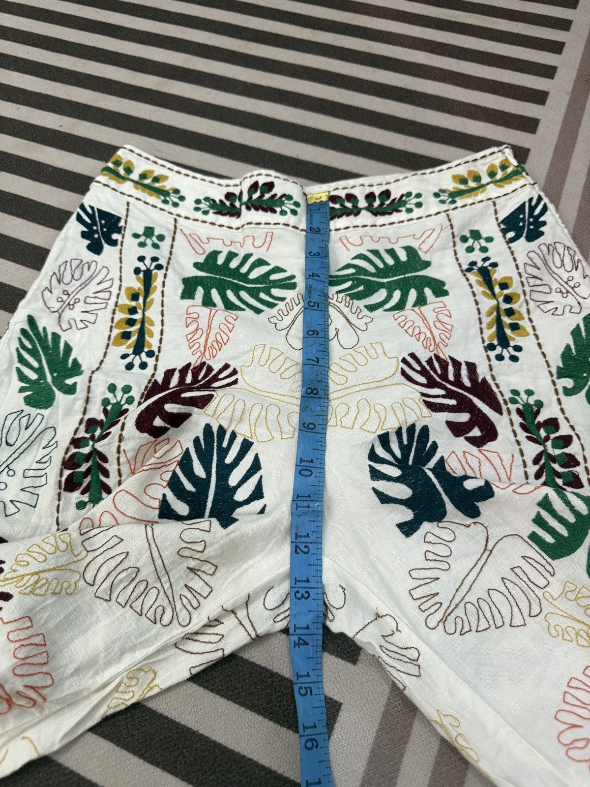 Zara 🔥🔥🔥ARCHIVE ZARA EMBROIDERY FLORAL PANTS Size 30" / US 8 / IT 44 - 14 Thumbnail