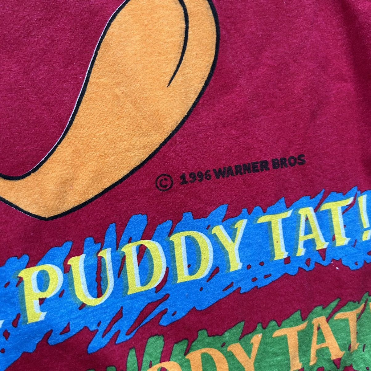 Cartoon Network × Disney × Vintage DS 90s Disney Loones Tunes Tweety tee boxy Size US L / EU 52-54 / 3 - 4 Thumbnail