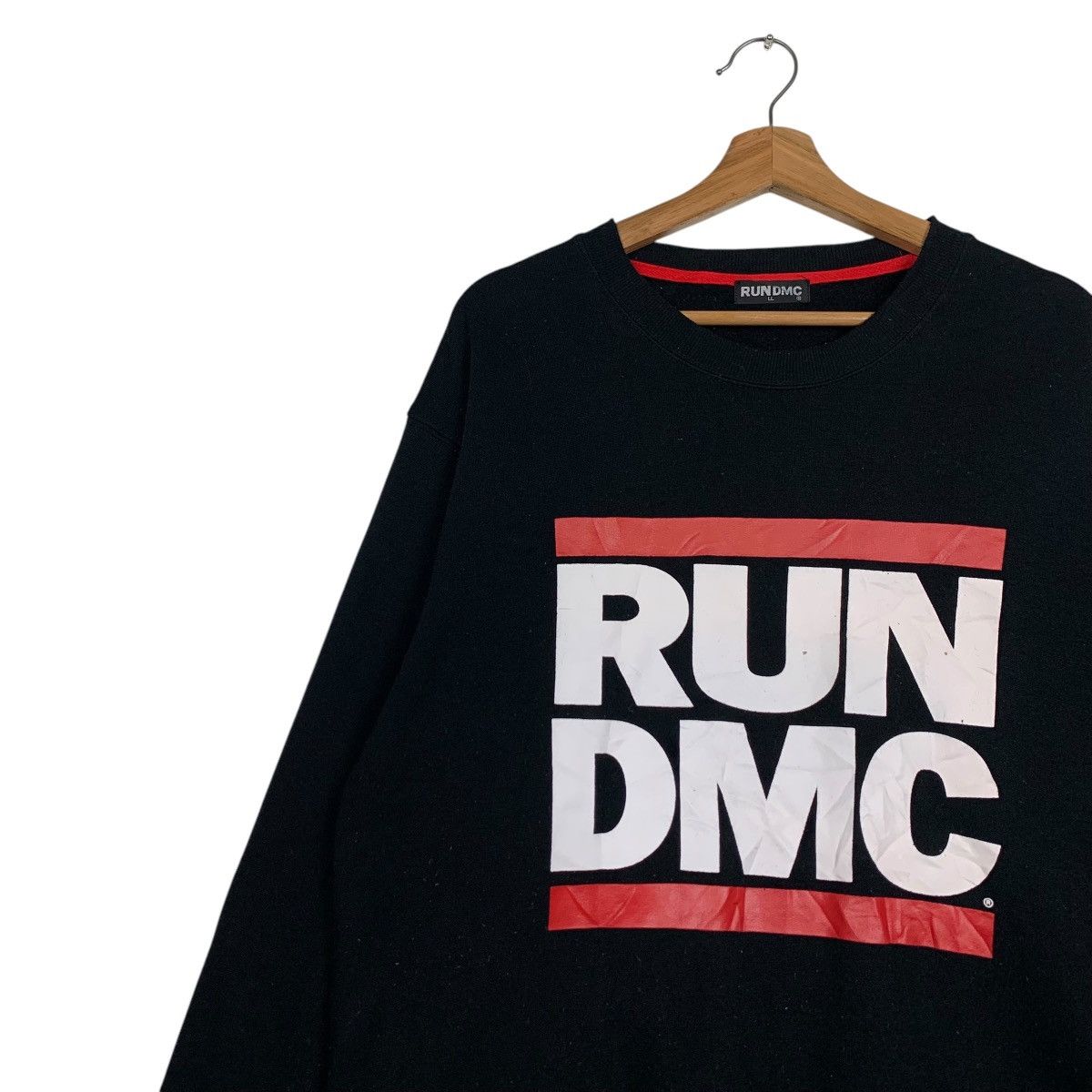 RUN DMC RUN DMC Big Logo Crewneck Sweatshirt #2200-C97 Size US L / EU 52-54 / 3 - 6 Thumbnail