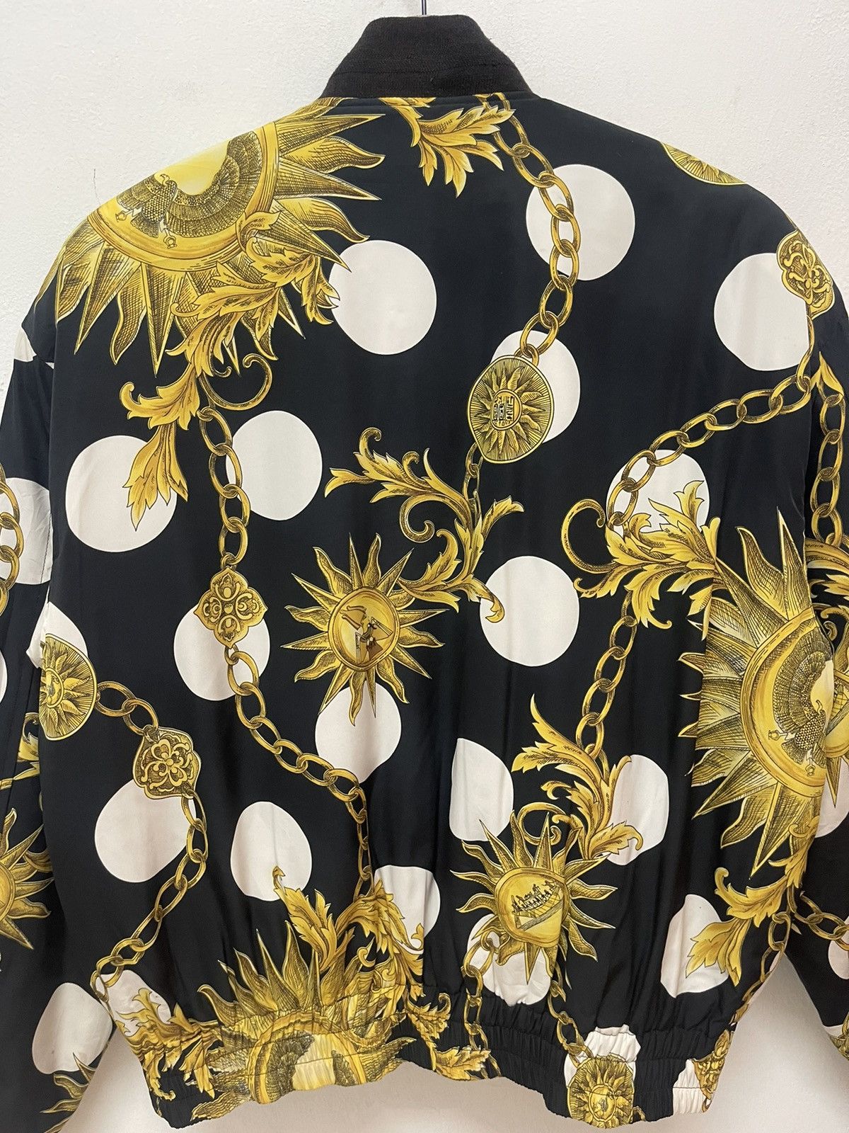 Designer × Japanese Brand VINTAGE SATIN JACKET INSPIRED VSACE Size US L / EU 52-54 / 3 - 4 Thumbnail