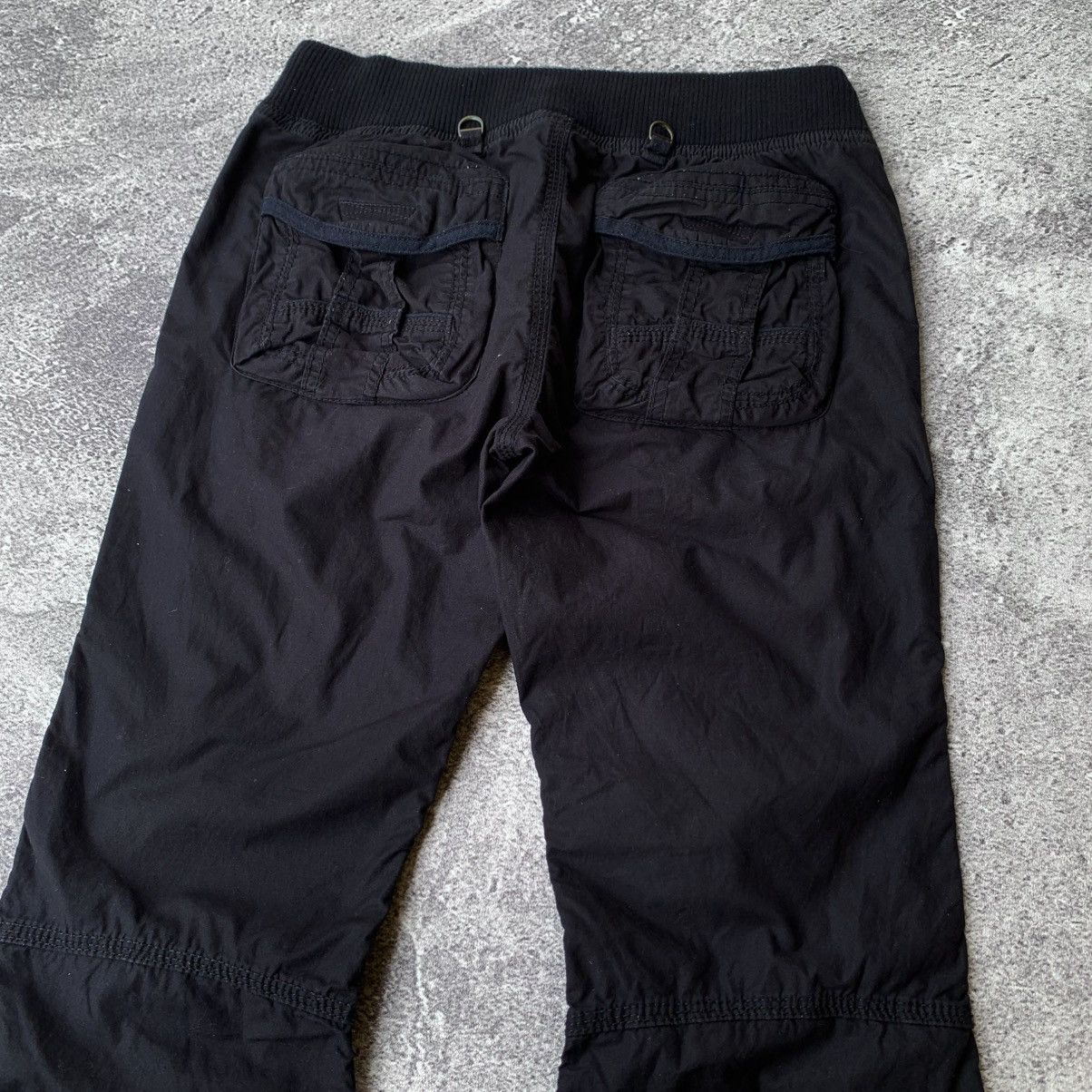 Vintage Rare 🔥G.O.A Parachute Military 3DPocket Zipper Flared Pants Size US 31 - 8 Thumbnail