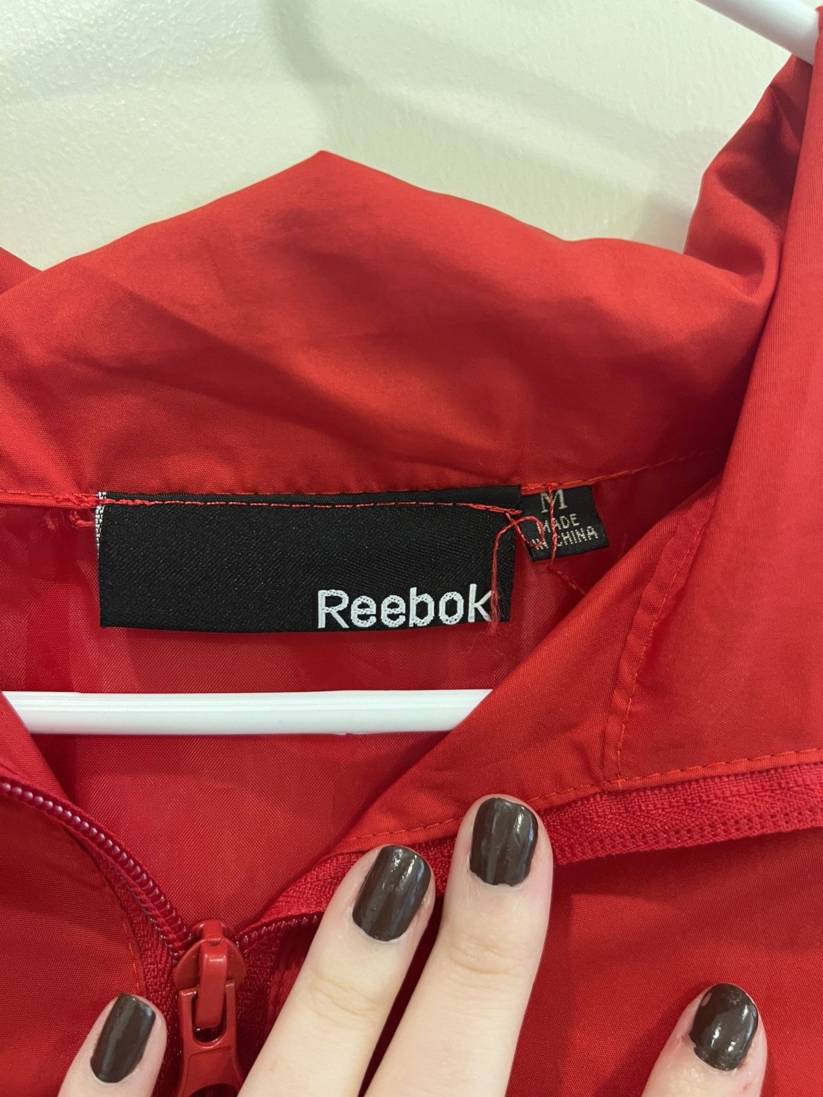 Reebok Vintage red & white Reebok jacket Size US M / EU 48-50 / 2 - 3 Thumbnail