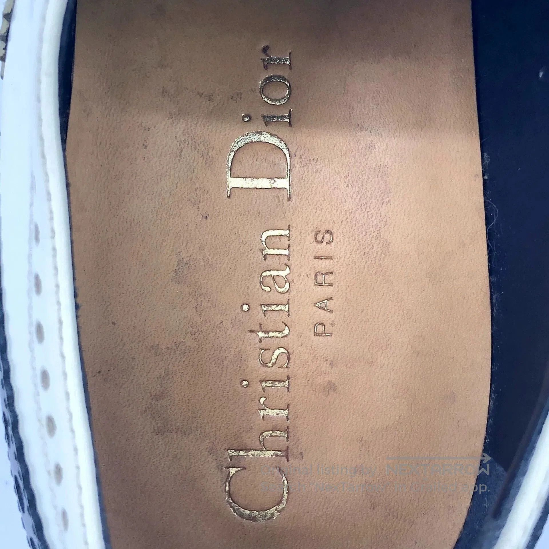 Dior Dior Black White Baroque Leather Loafers. Size US 5.5 / EU 38 - 7 Thumbnail