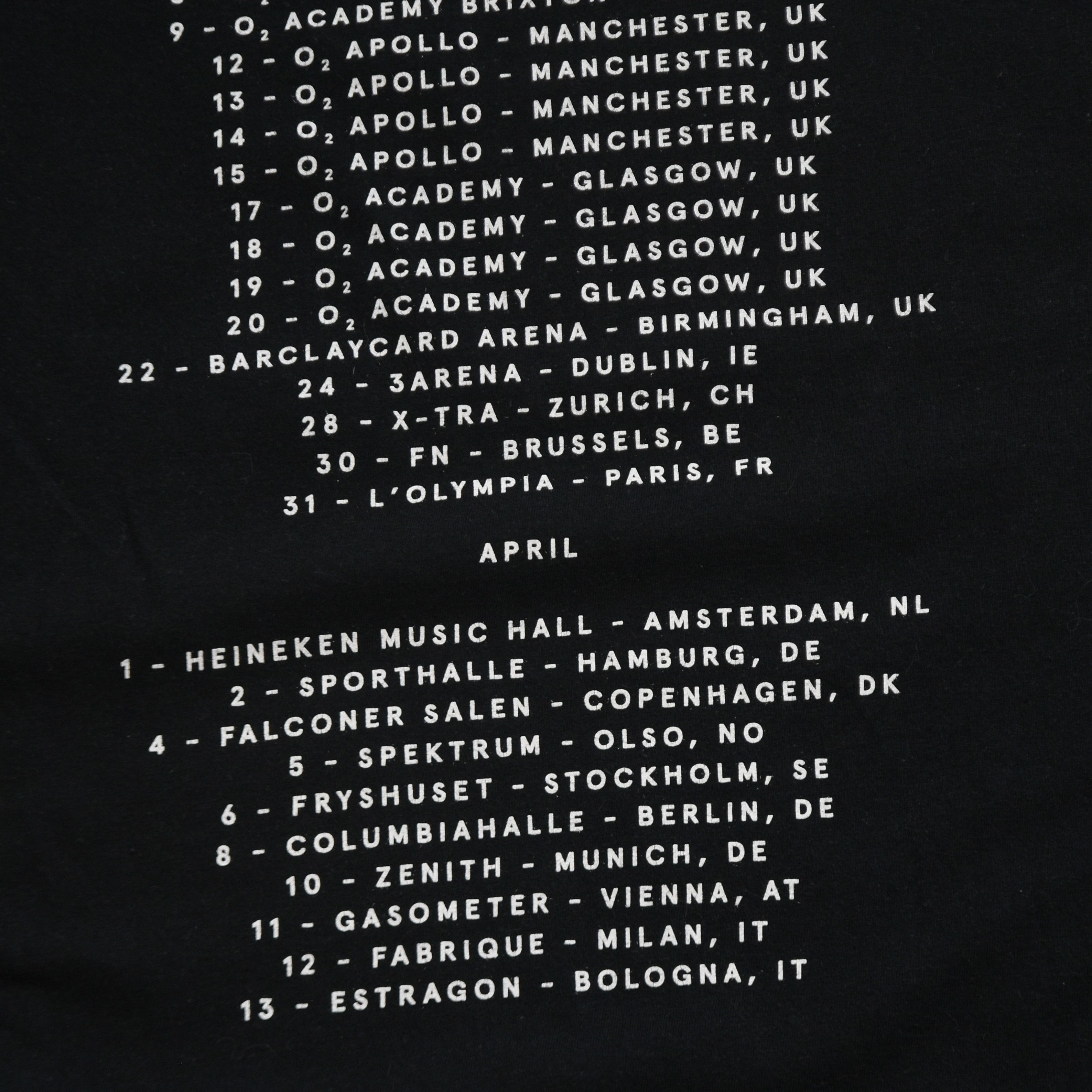 Band Tees The 1975 I Like It When You Sleep World Tour 2016 T-Shirt Size US L / EU 52-54 / 3 - 6 Thumbnail