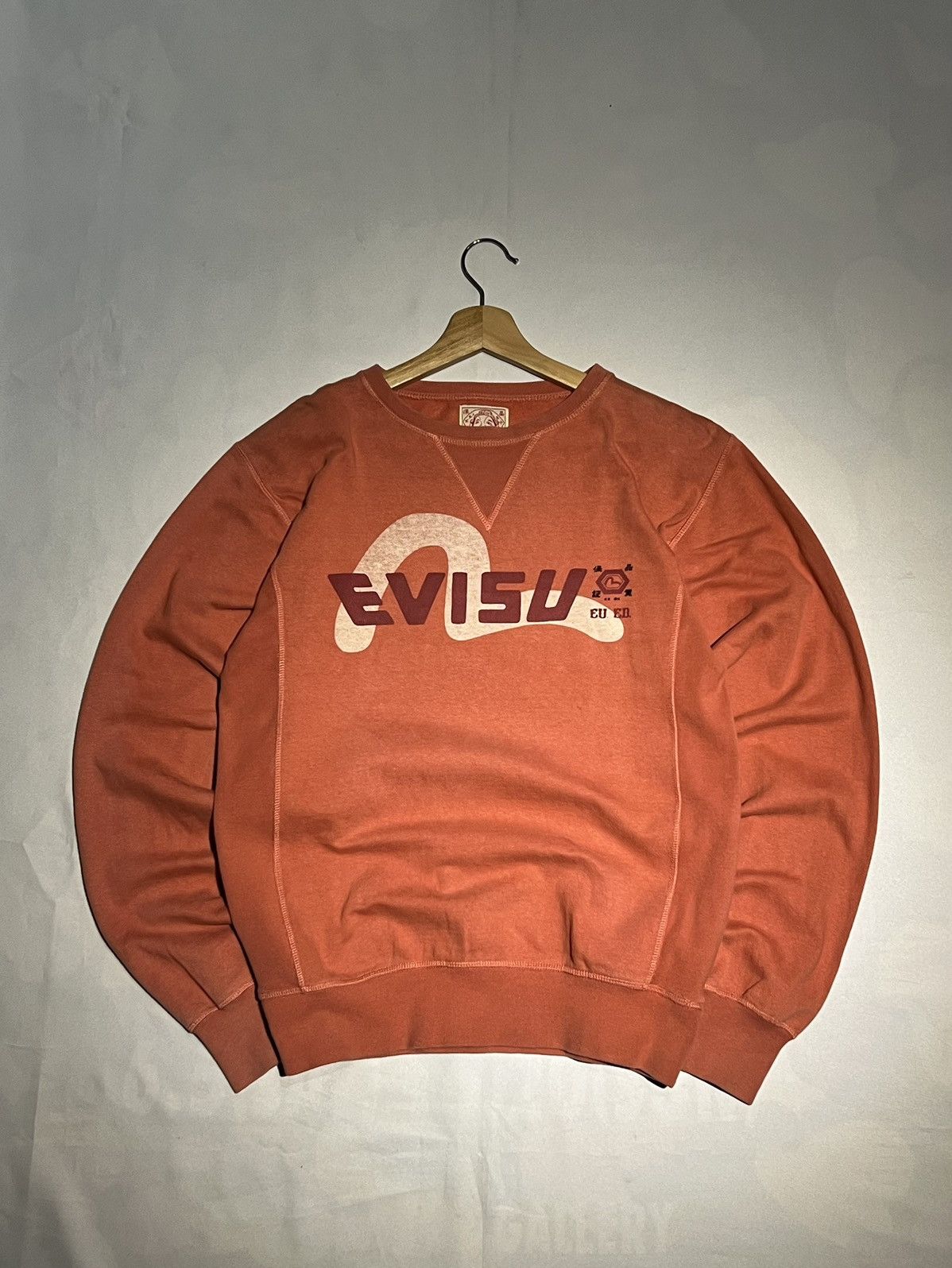 Evisu × Japanese Brand × Vintage Vintage Evisu Japanese Women Sweatshirt Size M / US 6-8 / IT 42-44 - 1 Thumbnail