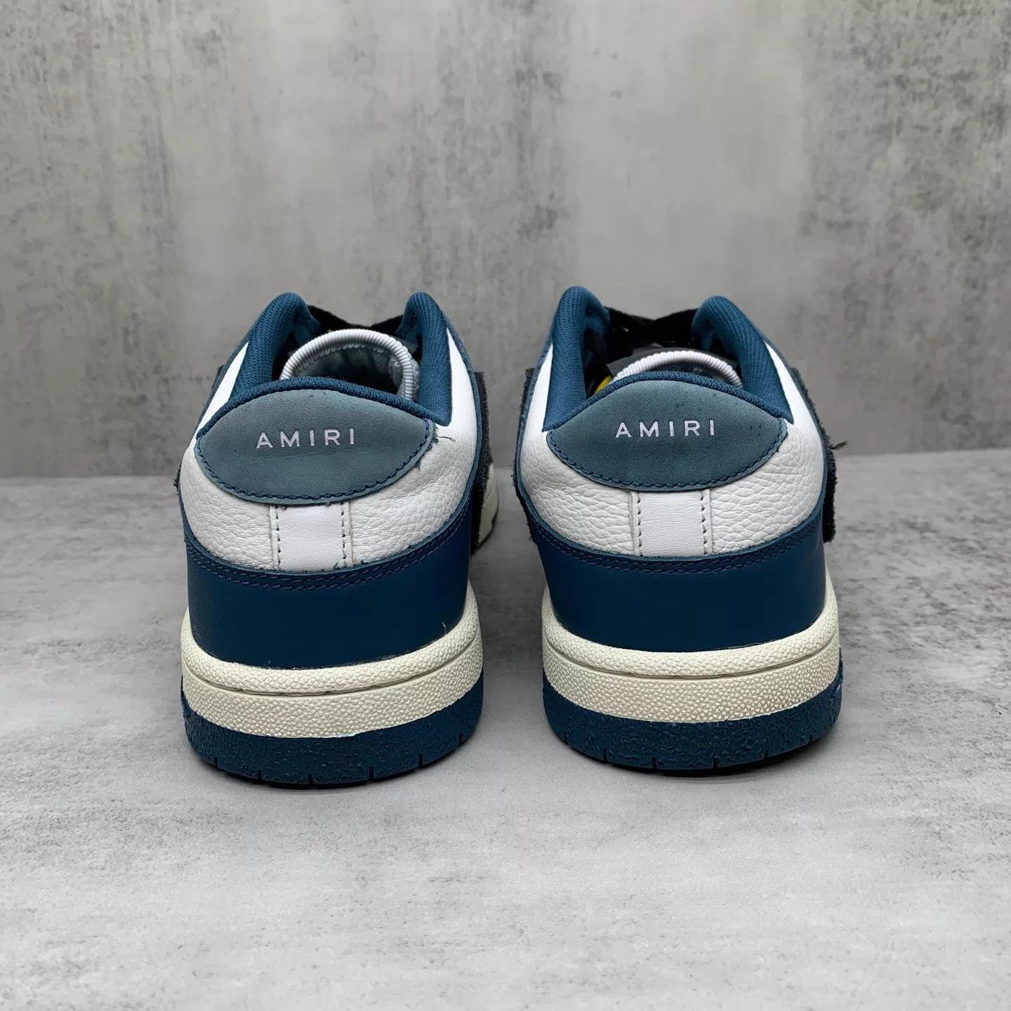 Amiri Amiri Blue White Bone Low Top Sneaker 42 98 New Size US 9 / EU 42 - 5 Thumbnail
