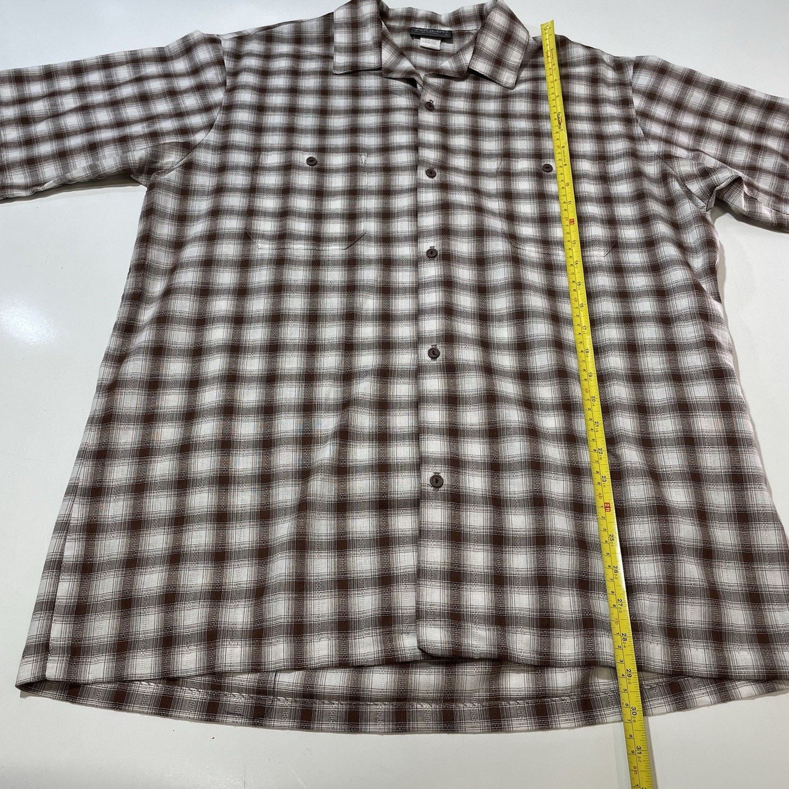 Trafalgar VTG 70s Triumph of California Shirt Mens L Brown Checks Camp Size US L / EU 52-54 / 3 - 5 Thumbnail