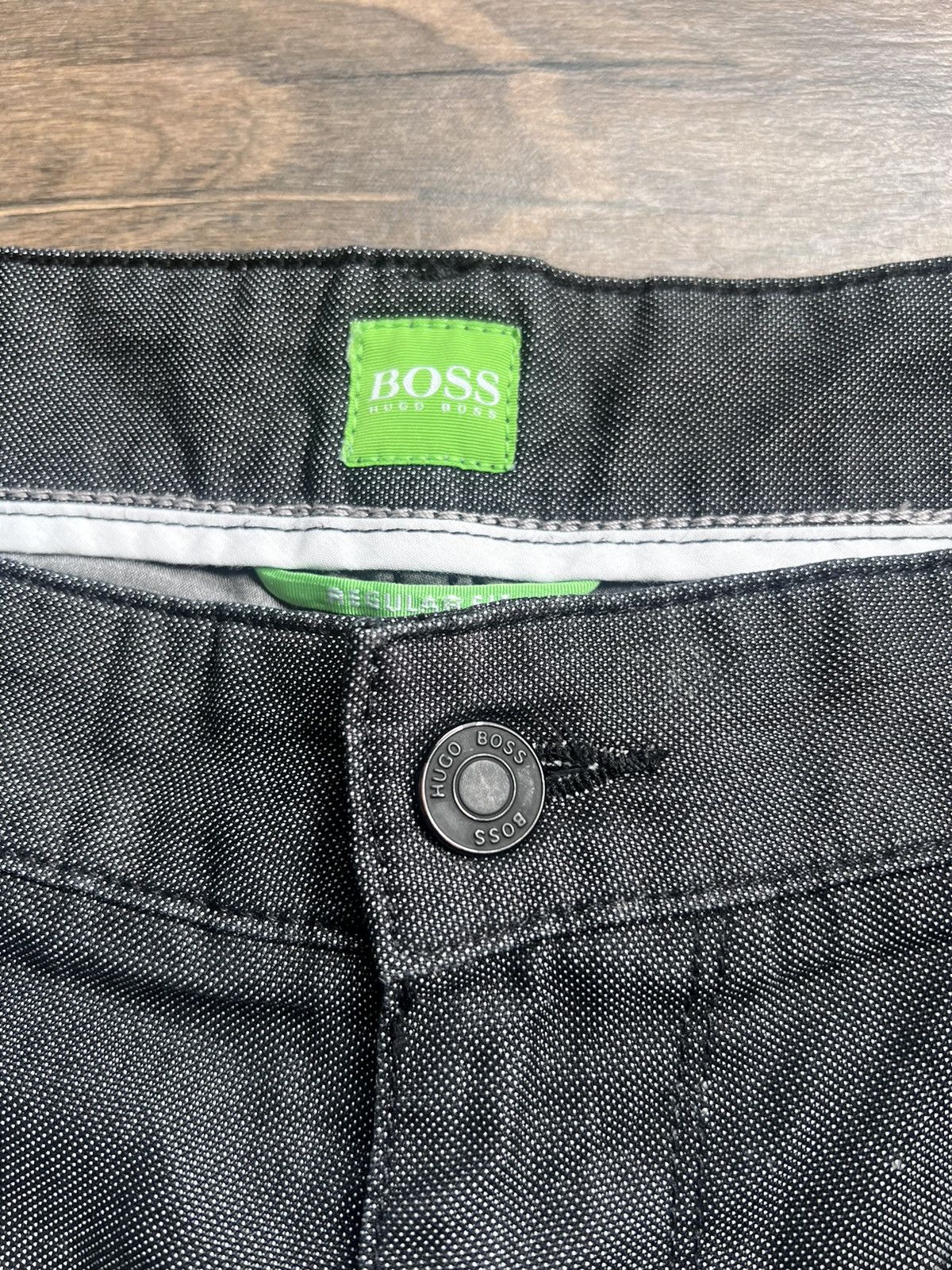 Hugo Boss Hugo Boss Green Regular Fit Size US 34 / EU 50 - 2 Thumbnail
