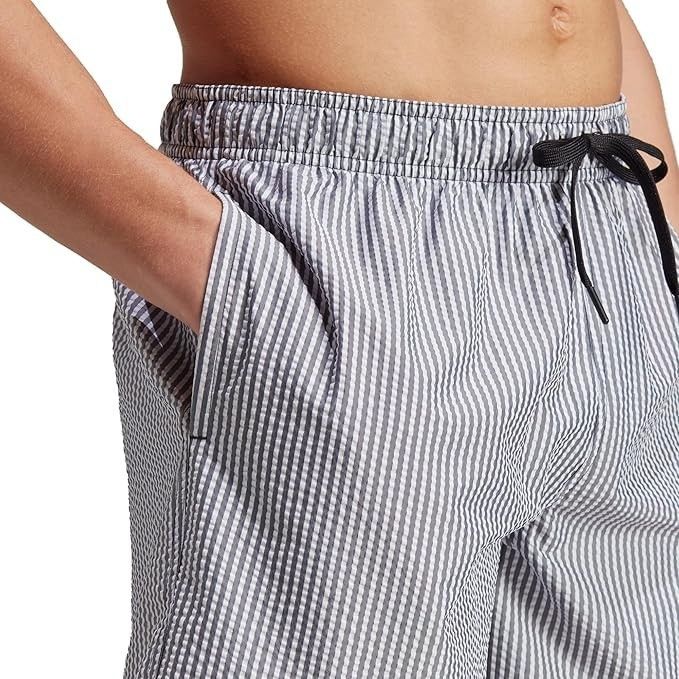 Adidas Adidas IL4020 Stripey Swim Shorts Legend Ink / White ( 3XL ) Size US 44 / EU 60 - 3 Thumbnail