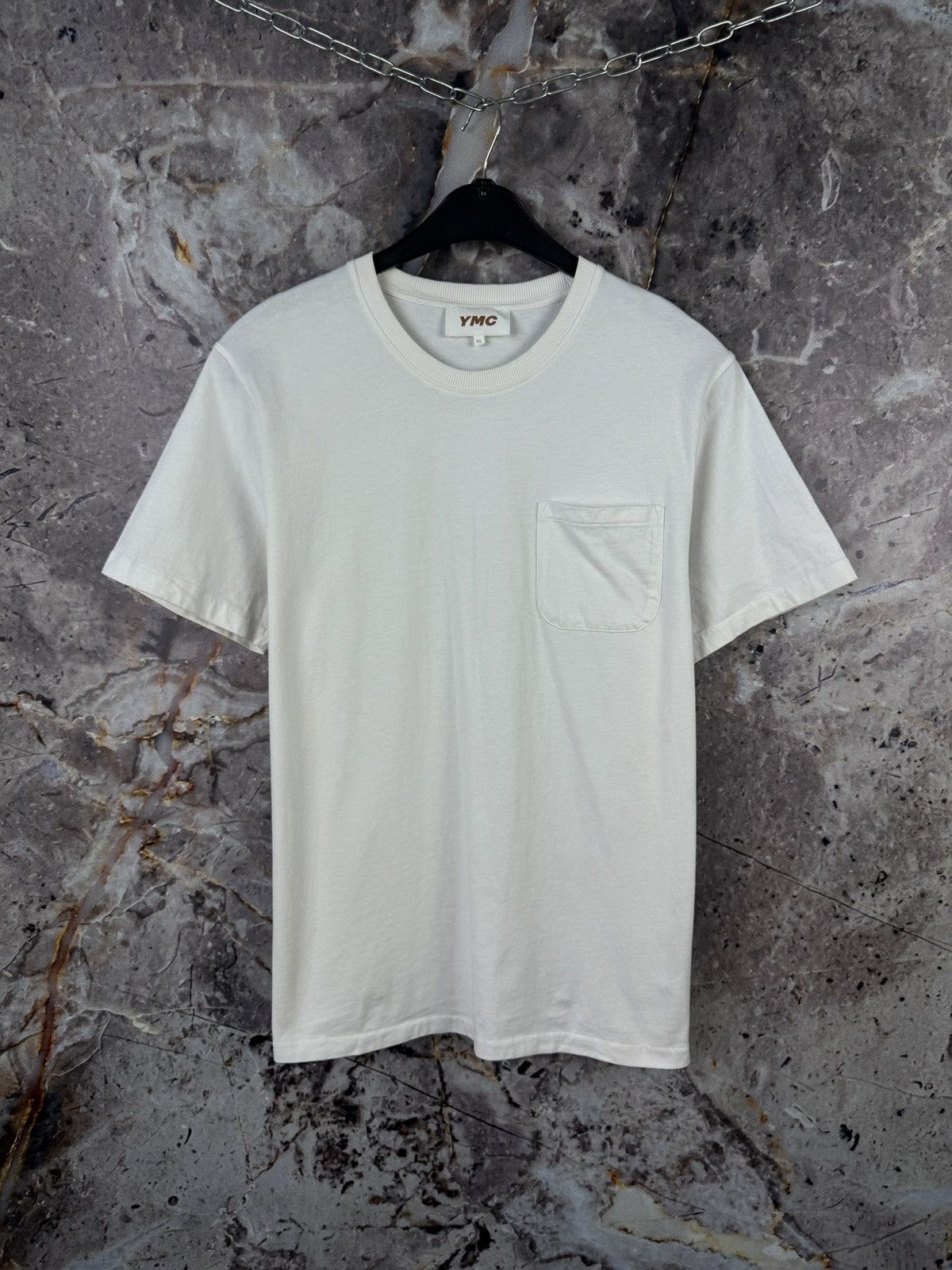 YMC YMC White Pocket T-Shirt Men’s Size XL Cotton Minimalist Tee Size US XL / EU 56 / 4 - 1 Thumbnail