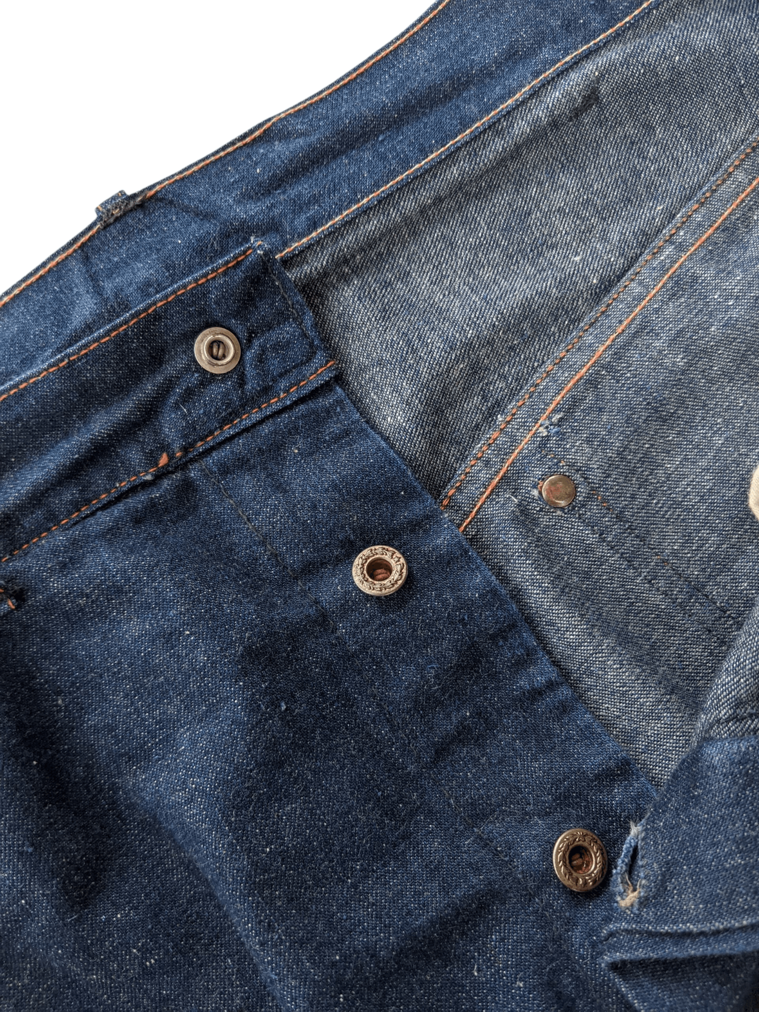 Vintage Vintage 40s wwii carpenter denim workwear Size US 36 / EU 52 - 3 Thumbnail