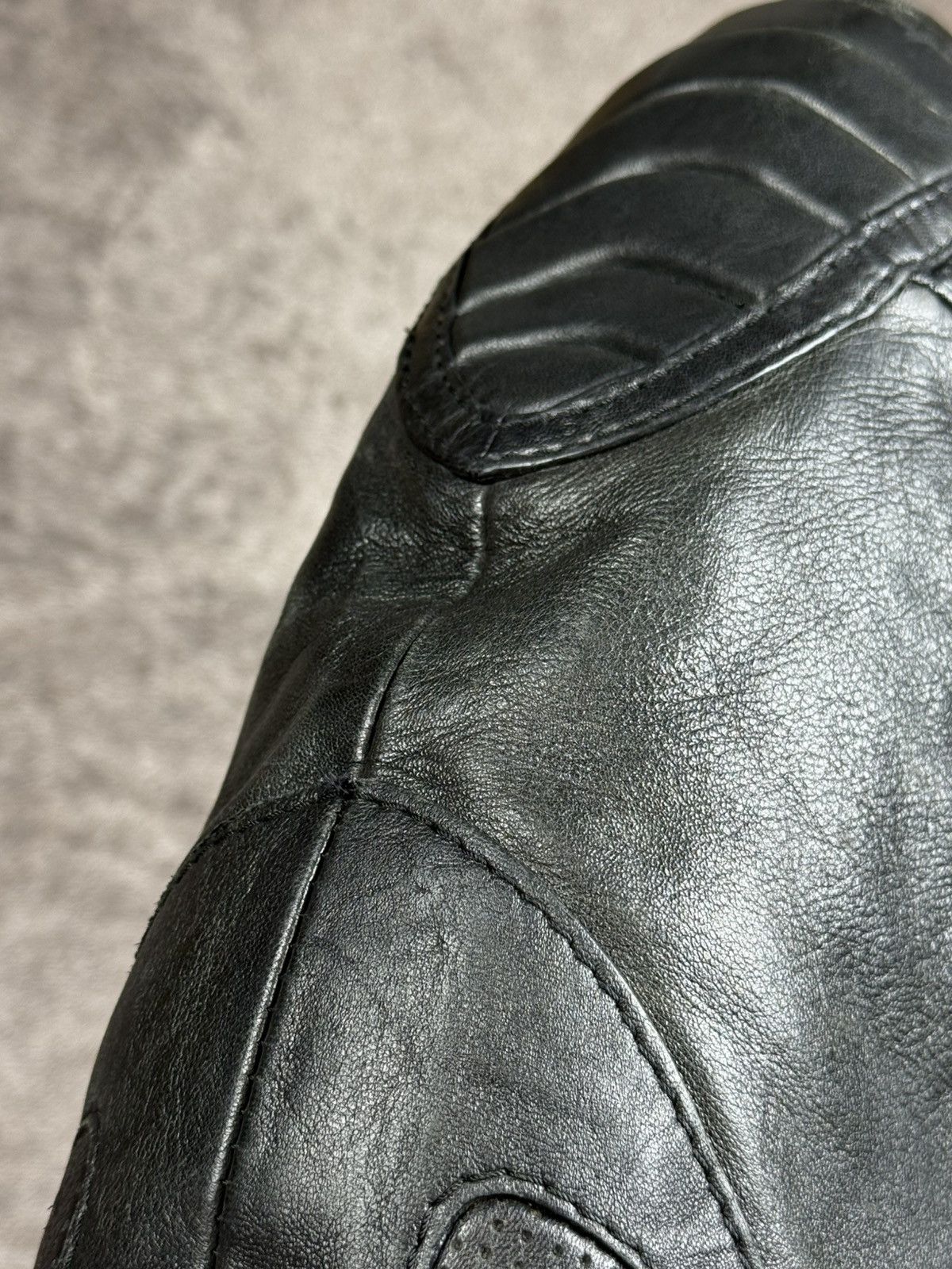 Diesel Vintage Diesel Black Leather Biker Shoulder Bag Size ONE SIZE - 13 Thumbnail