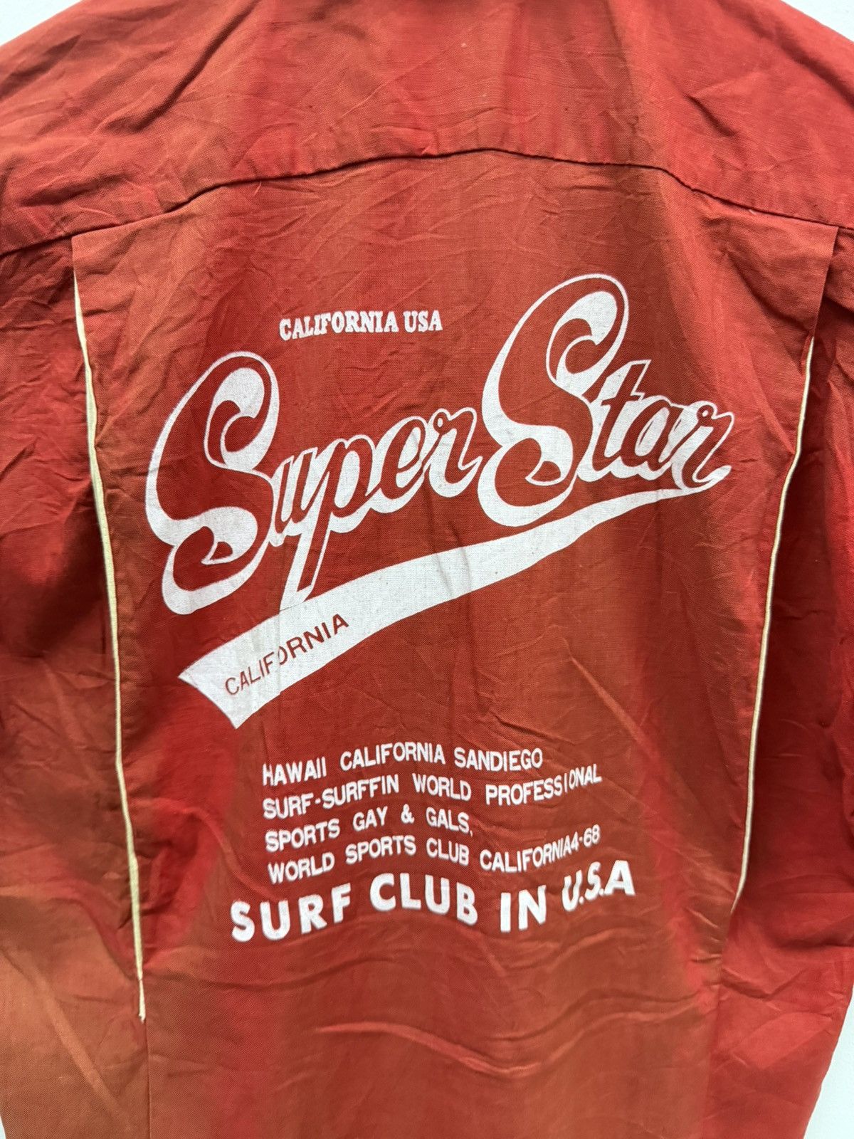 Vintage Vintage Bowling Shirt California Surf Faded Shirt Size US M / EU 48-50 / 2 - 8 Thumbnail