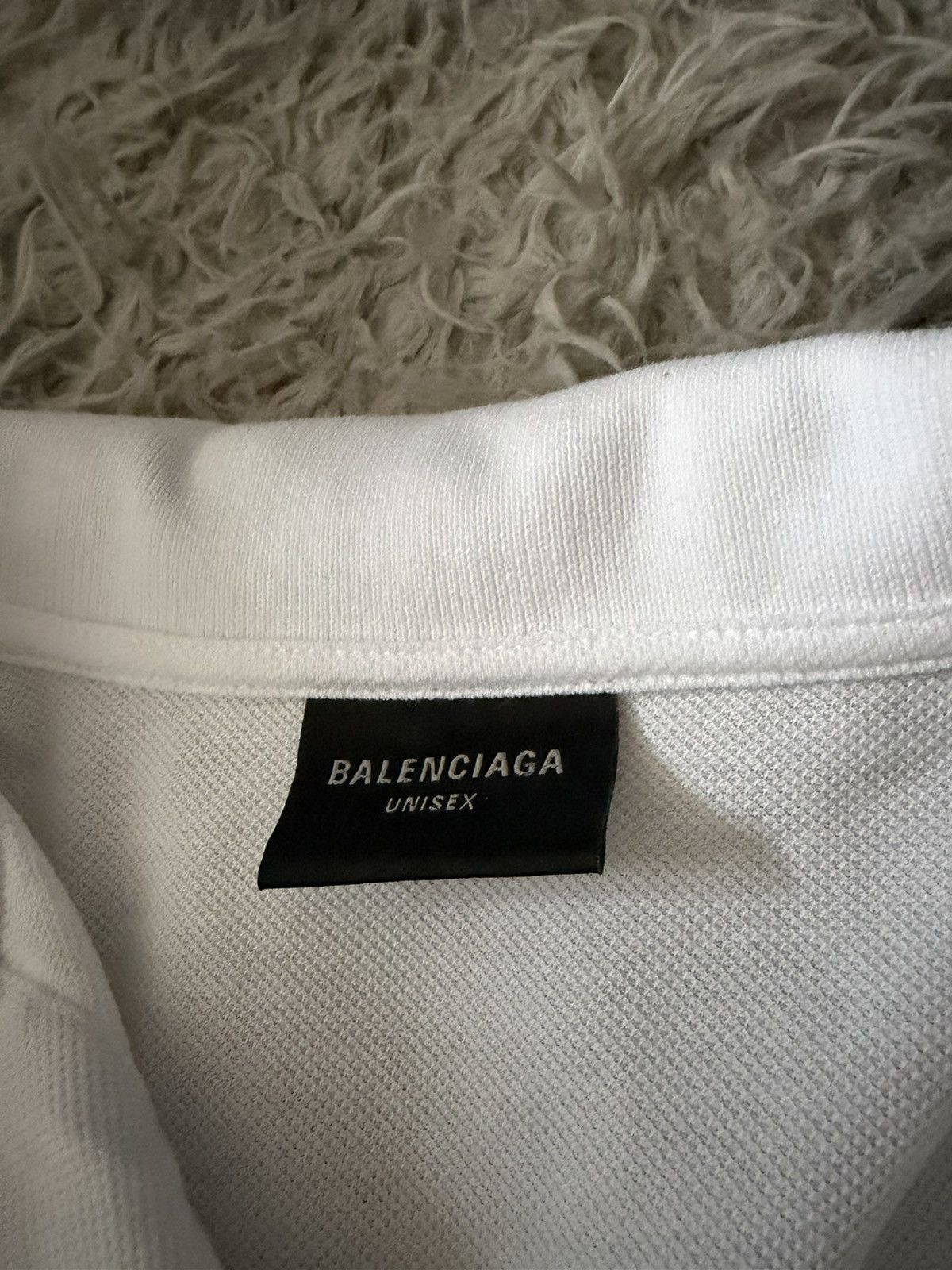 Balenciaga Boxy Embroidered Logo Polo Size US XL / EU 56 / 4 - 2 Thumbnail