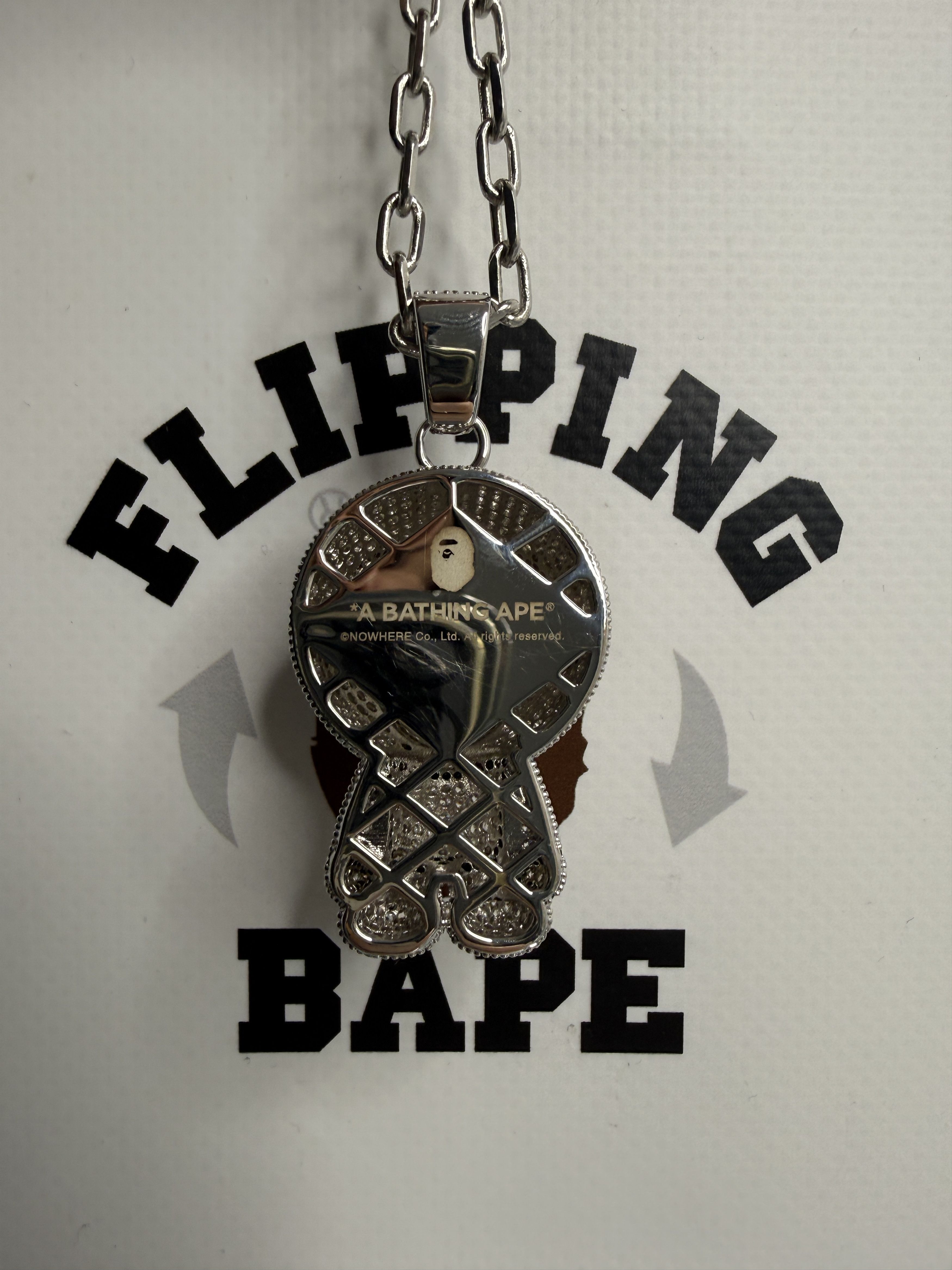 BAPE MILO CRYSTAL STONE NECKLACE FW22