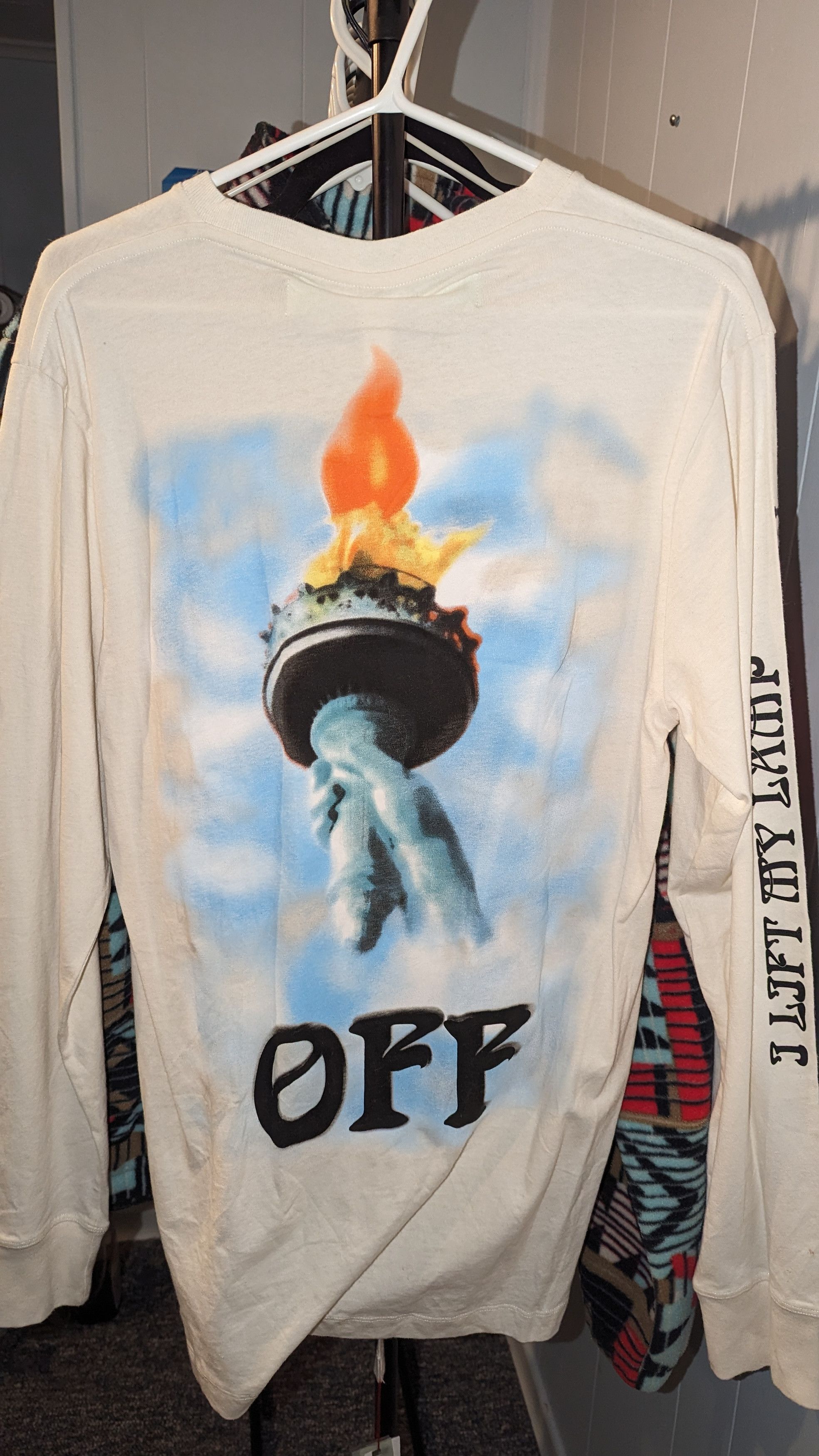 Off White Liberty Tee Grailed