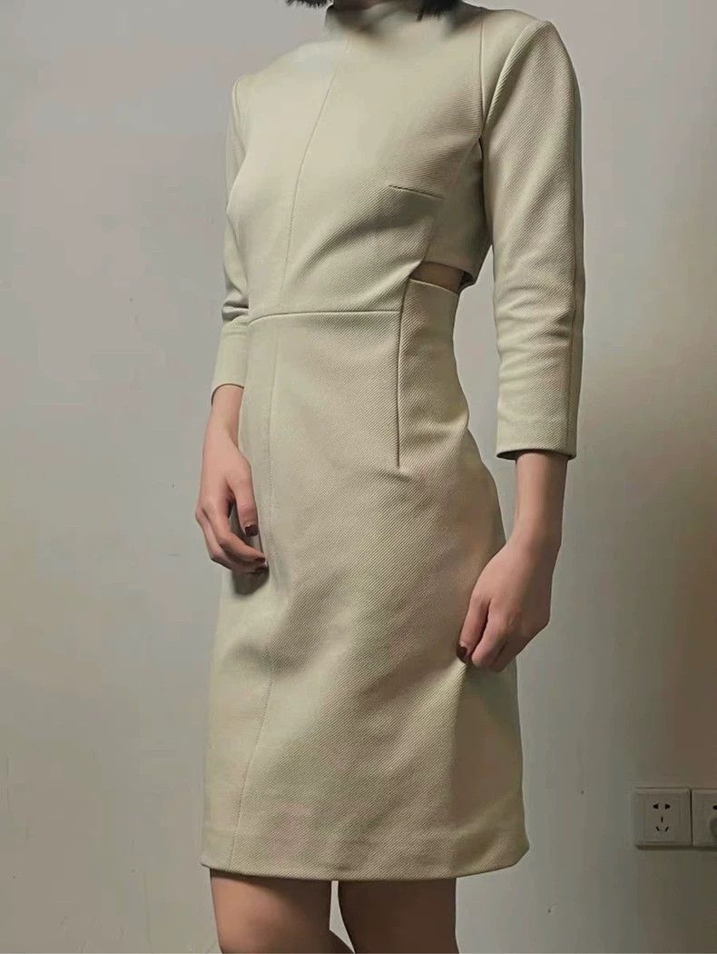 Gucci Gucci Long Sleeve Dress with Side Cutouts- DMC Size US 31 - 1 Thumbnail