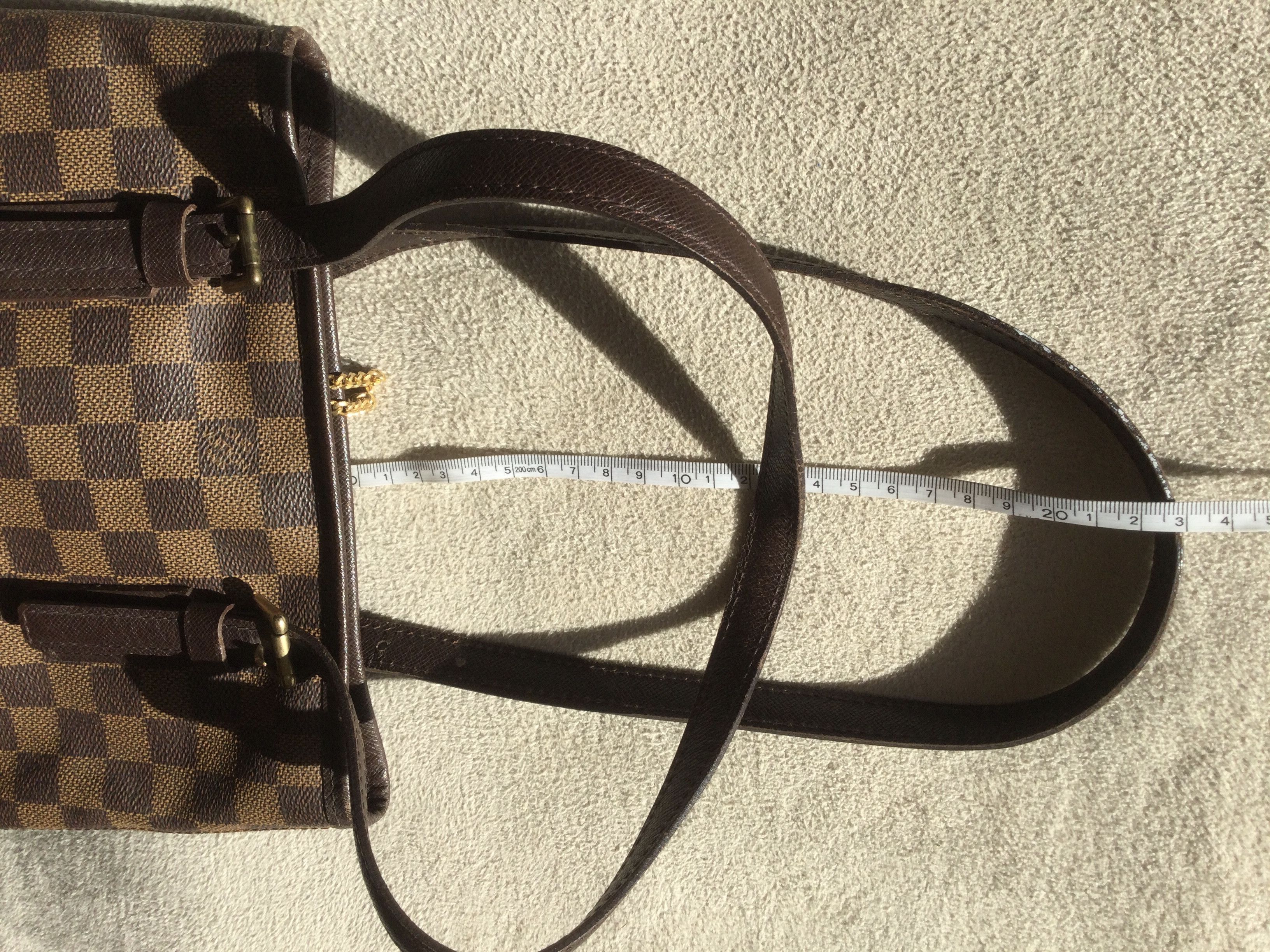 Louis Vuitton Pre-Owned Louis Vuitton Brown Checkered Bucket Bag Size ONE SIZE - 8 Thumbnail