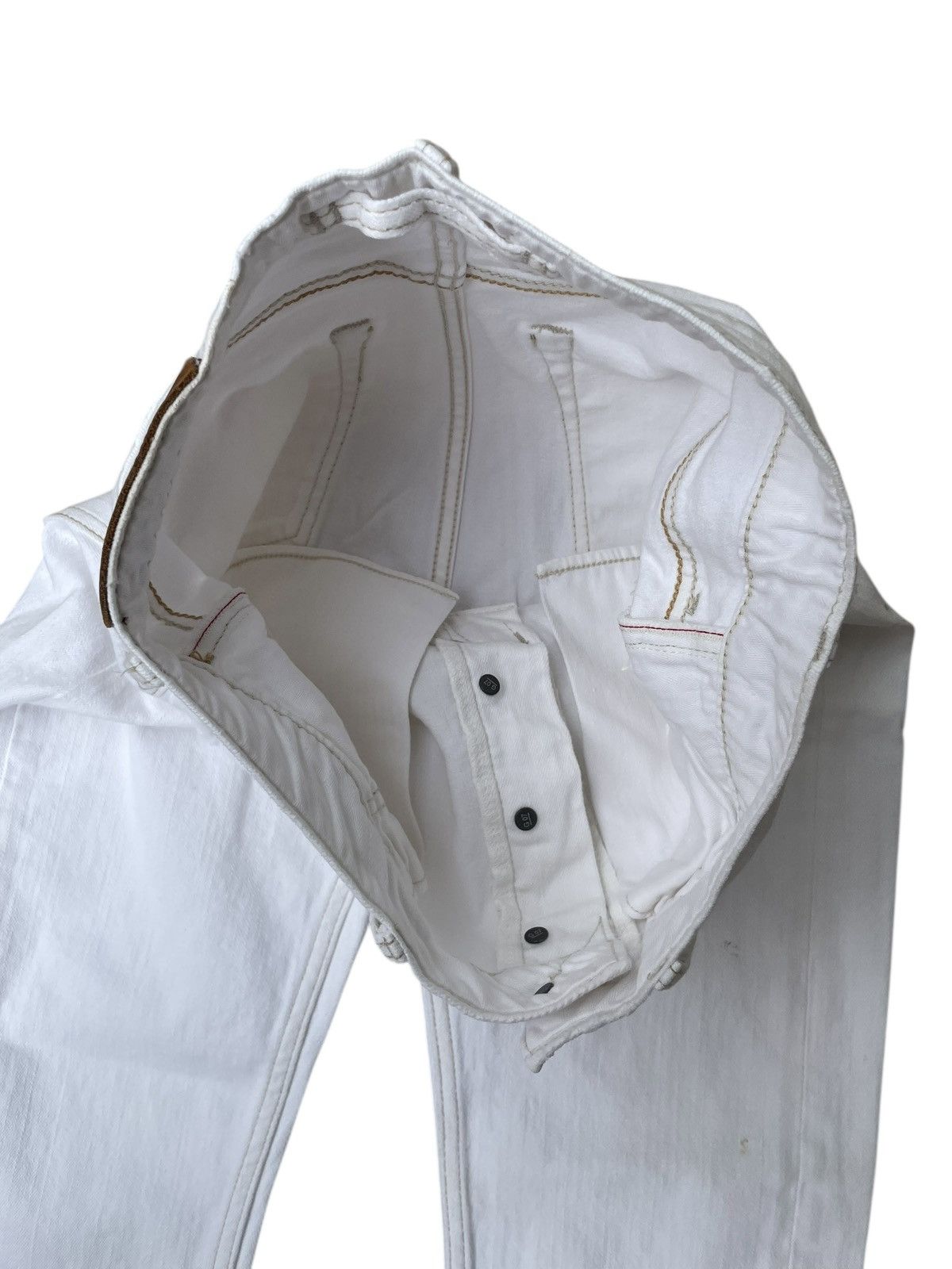 GOA Goa Distressed Skinny Jeans White Size US 28 / EU 44 - 4 Thumbnail
