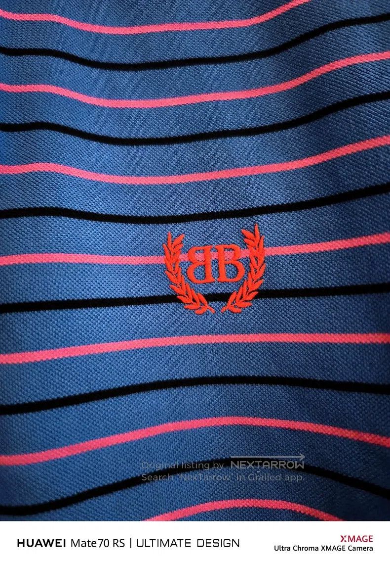 Balenciaga Balenciaga Wheat Stripe Polo Short Sleeve Size US M / EU 48-50 / 2 - 2 Thumbnail